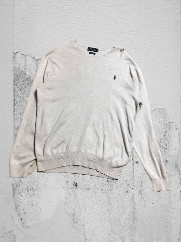 Polo Ralph Lauren Vintage Polo Ralph Lauren V-Neck Sweater Size US L / EU 52-54 / 3 - 1 Thumbnail