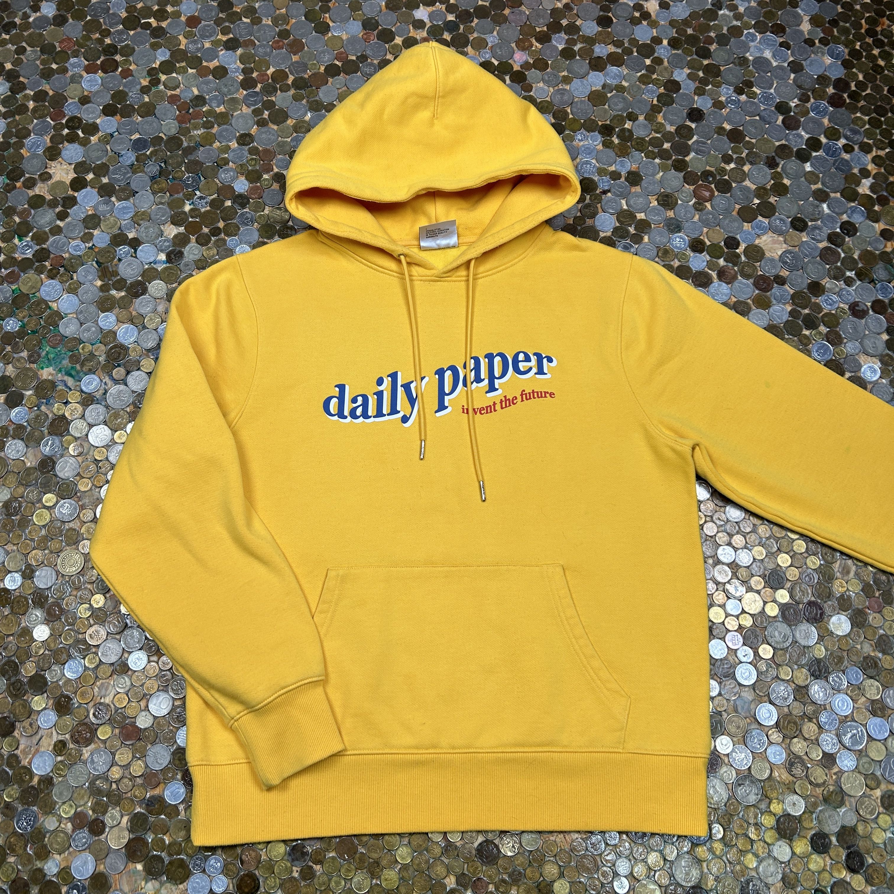 Daily paper hot sale yellow hoodie