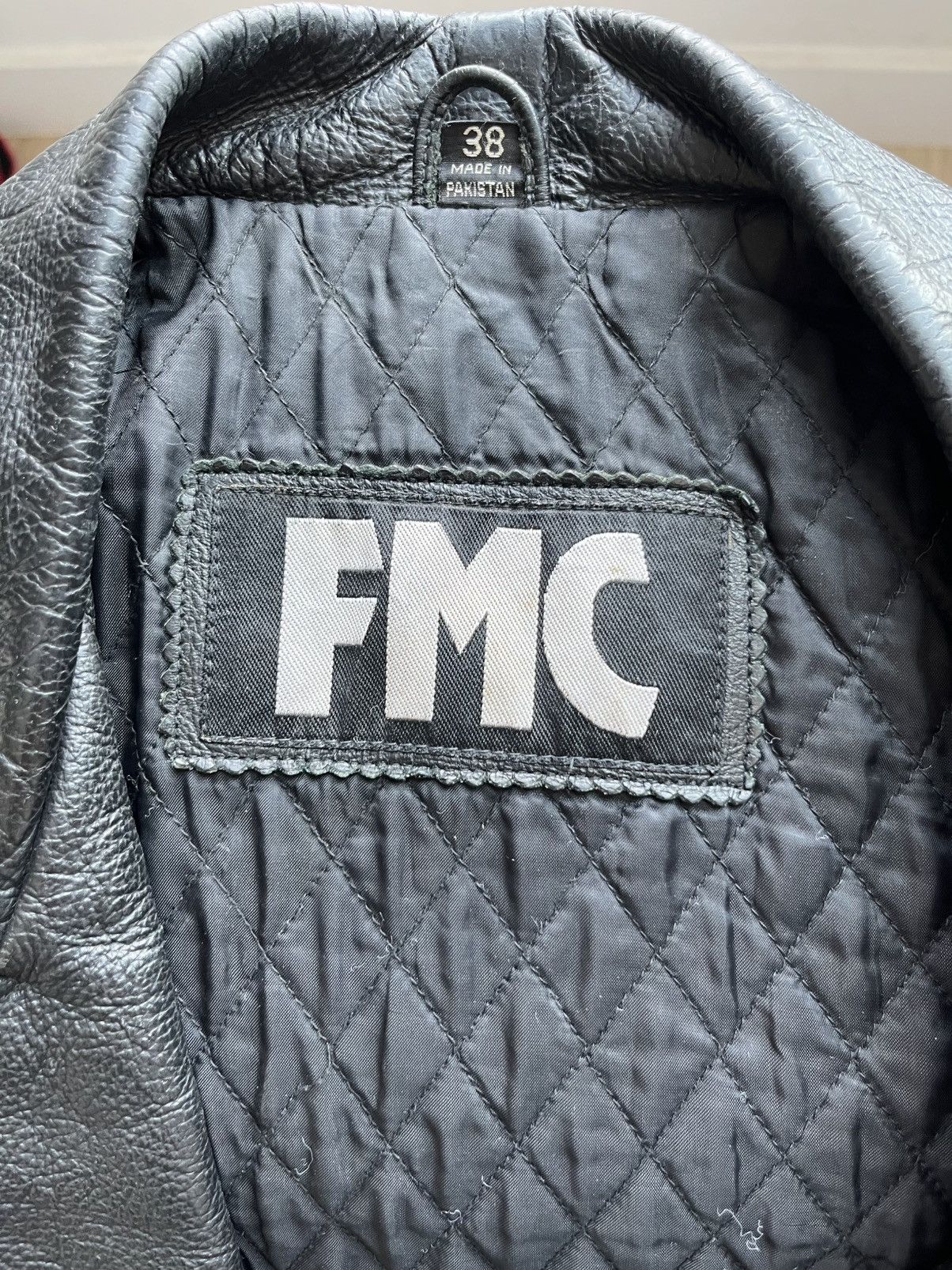 Fmc Vintage leather jacket x 100% genuine leather Size US M / EU 48-50 / 2 - 3 Thumbnail