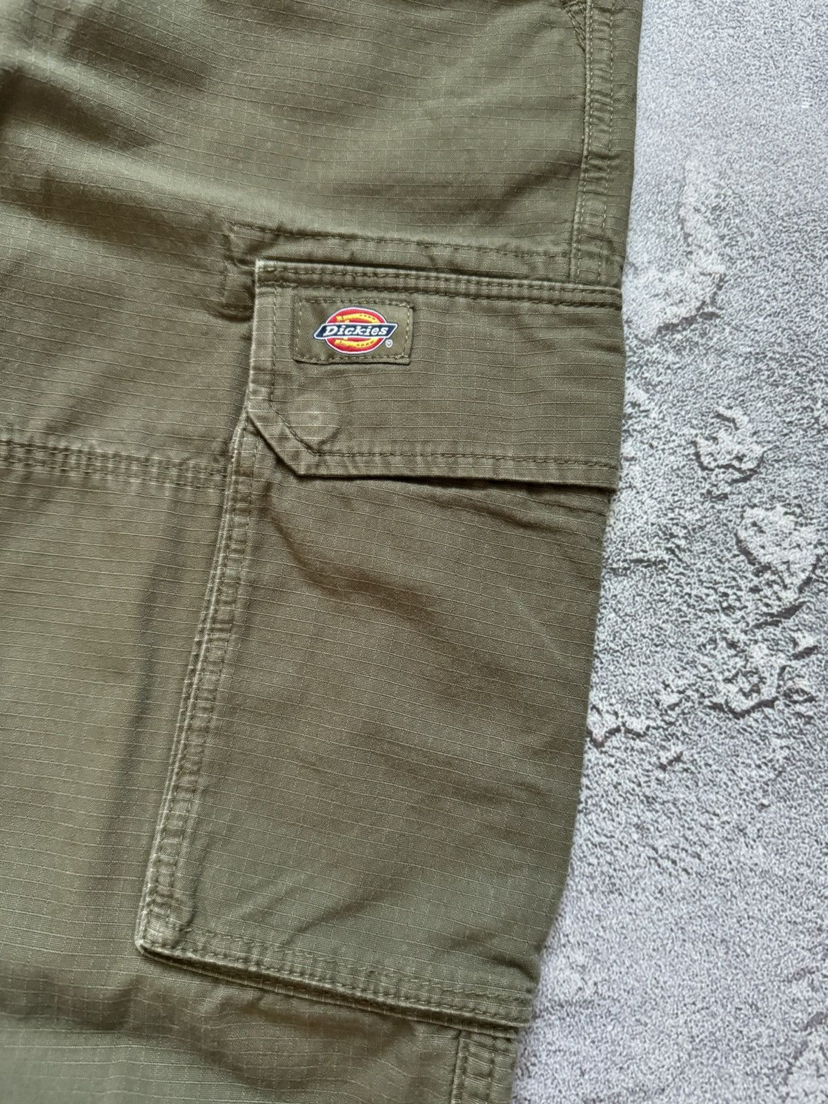 Dickies × Vintage Dickies w24 cargo khaki Wmns pant joggers trouser chino Size 24" / US 00 / IT 34 - 11 Thumbnail