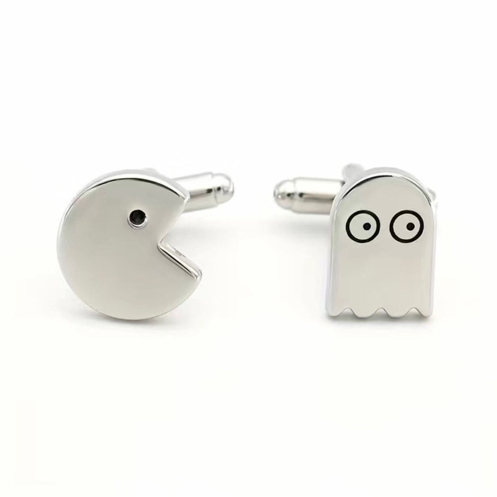 Jewelry Men’s Pac Man & ghost 80s video game novelty cuff link Size ONE SIZE - 4 Thumbnail