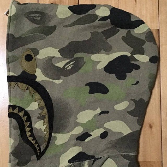 Bape × Undefeated Undefeated × BAPE camo Shark Full Zip Hoodie a bathing ape Size US XL / EU 56 / 4 - 6 Thumbnail