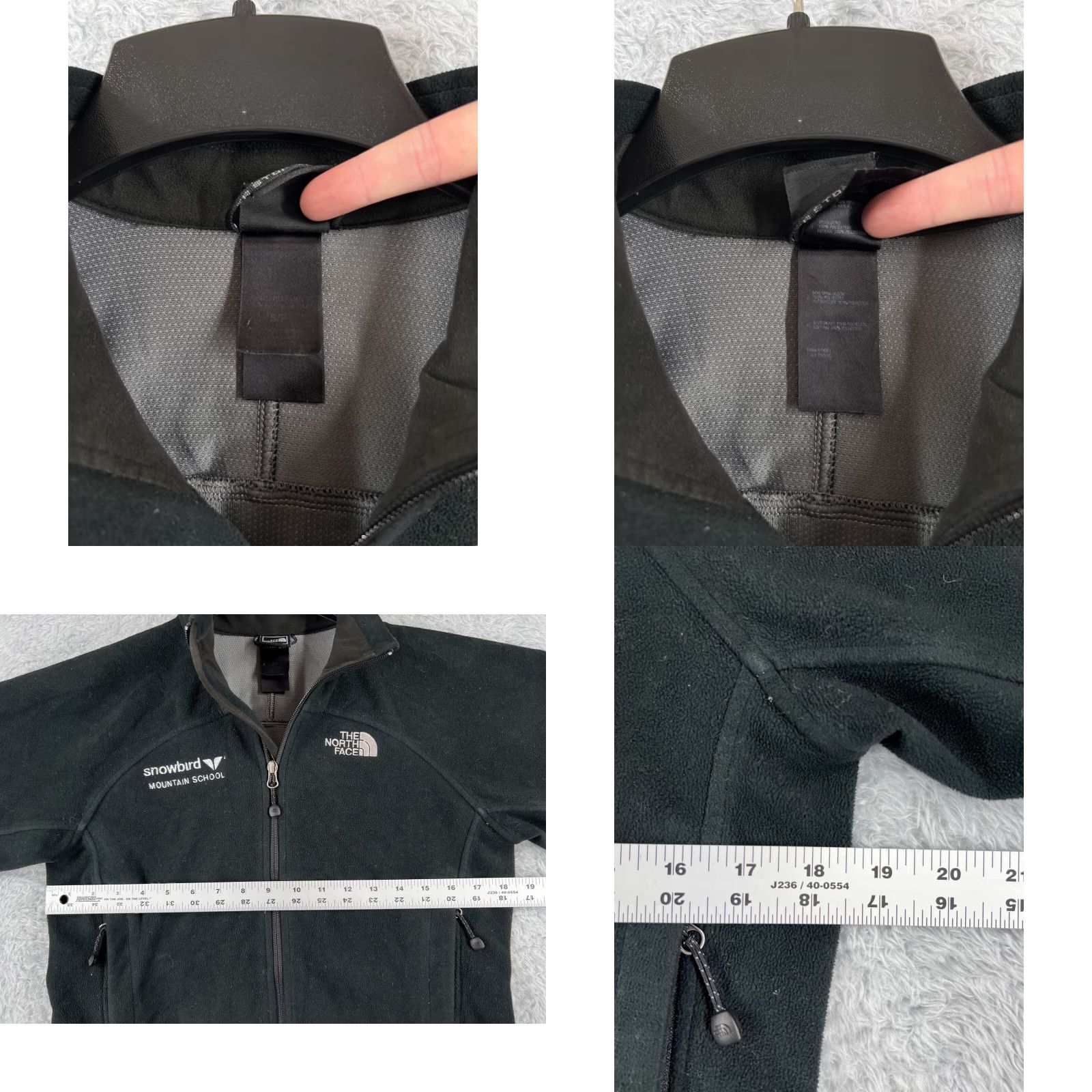 The North Face The North Face Jacket Women Small Black Full Zip Mock Neck Polyester Windwall Size S / US 4 / IT 40 - 8 Thumbnail