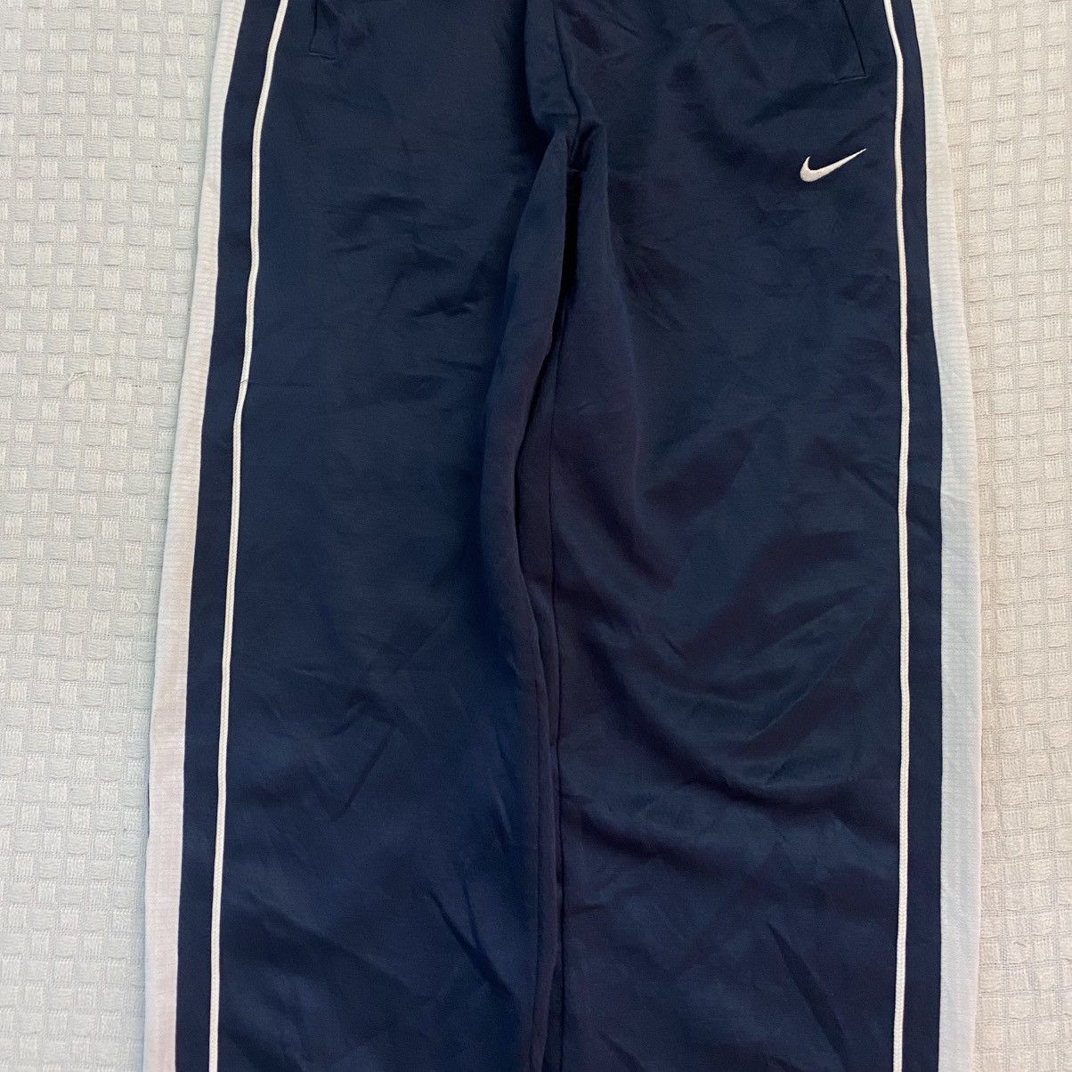 Carhartt Wip × Nike 💥 VINTAGE NIKE SUPER BAGGY 90S WIDE LEG TRACK PANTS Y2K Size US 34 / EU 50 - 8 Thumbnail
