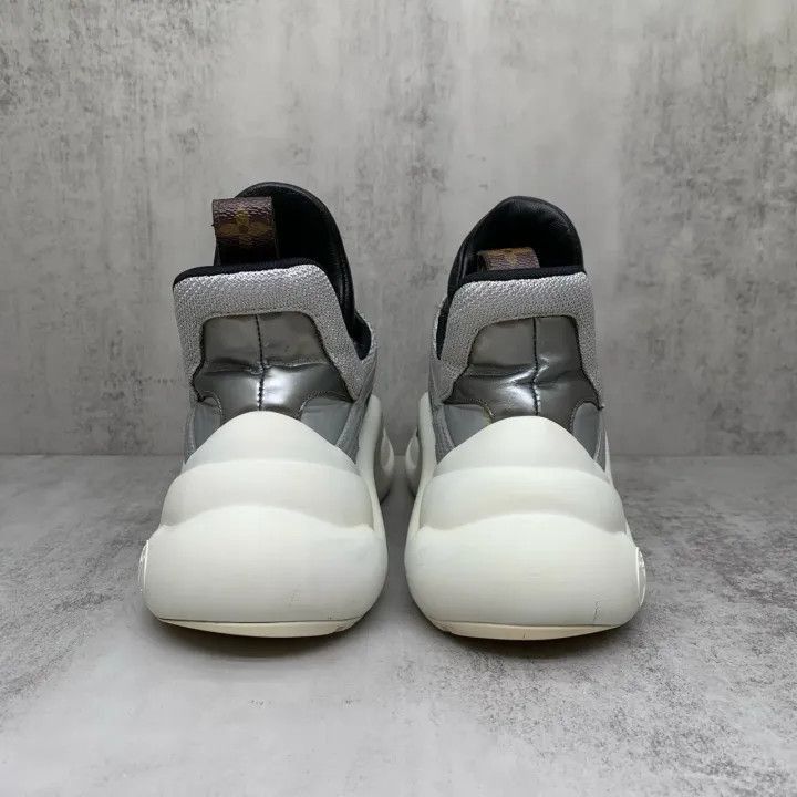 Louis Vuitton Louis Vuitton Silver Gray Dad Sneakers -2508 Size US 6.5 / EU 39-40 - 1 Thumbnail