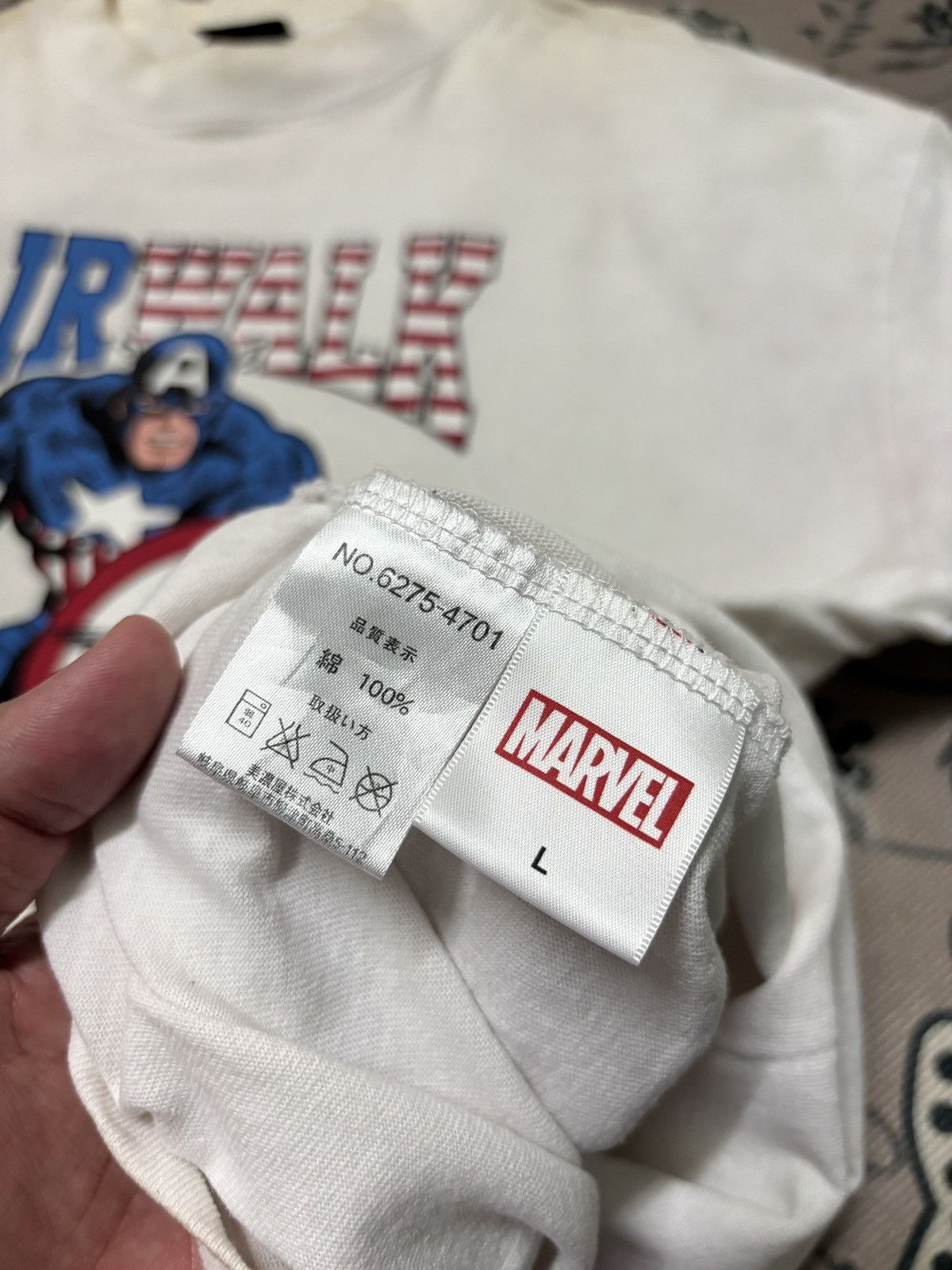 Airwalk 💸BINDING OFFER💸AIRWALK X CAPTAIN AMERICA MARVEL TSHIRT TEE💥 Size US L / EU 52-54 / 3 - 10 Thumbnail