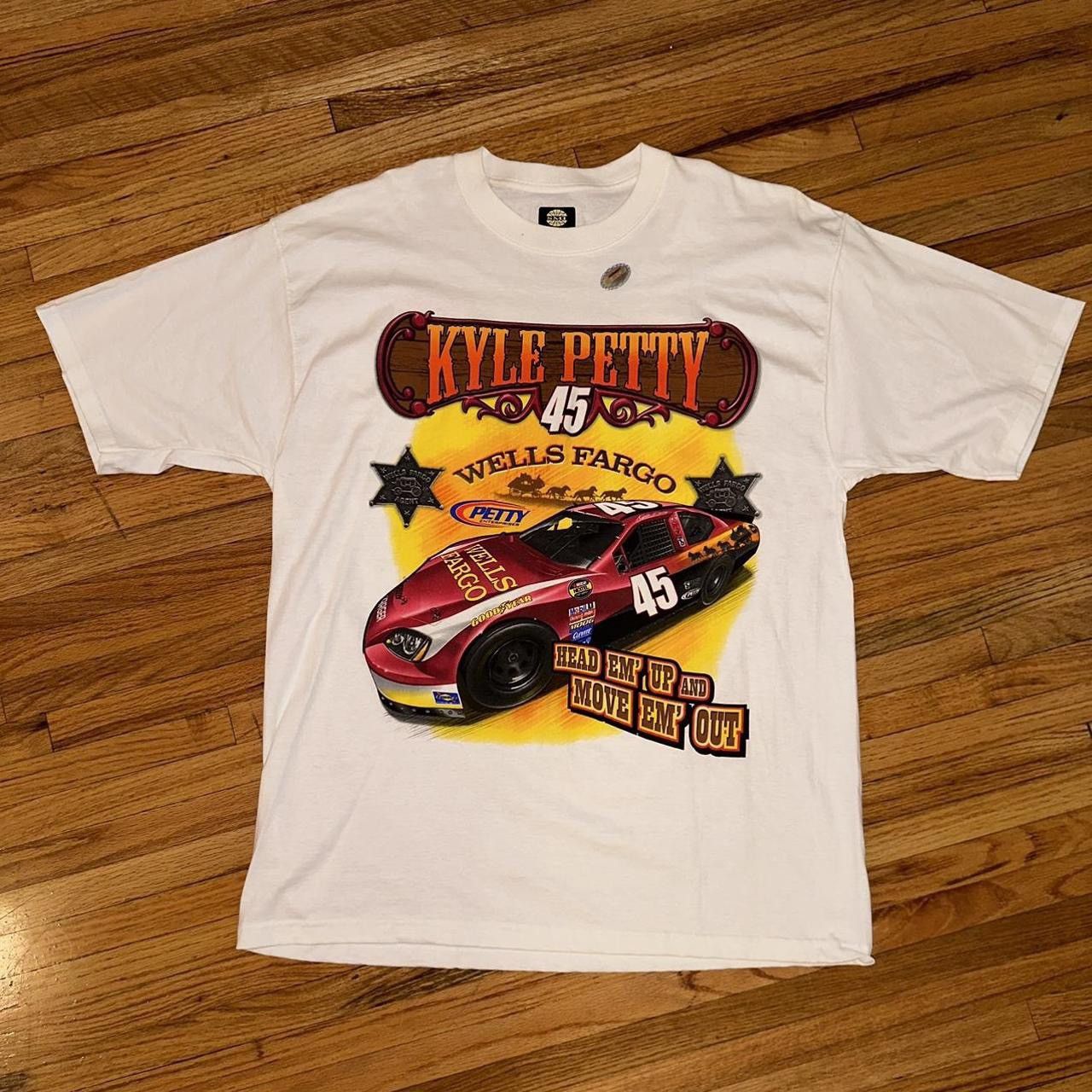 NASCAR 2005 Kyle Petty Wells Fargo Racing T-Shirt Size US XL / EU 56 / 4 - 1 Thumbnail