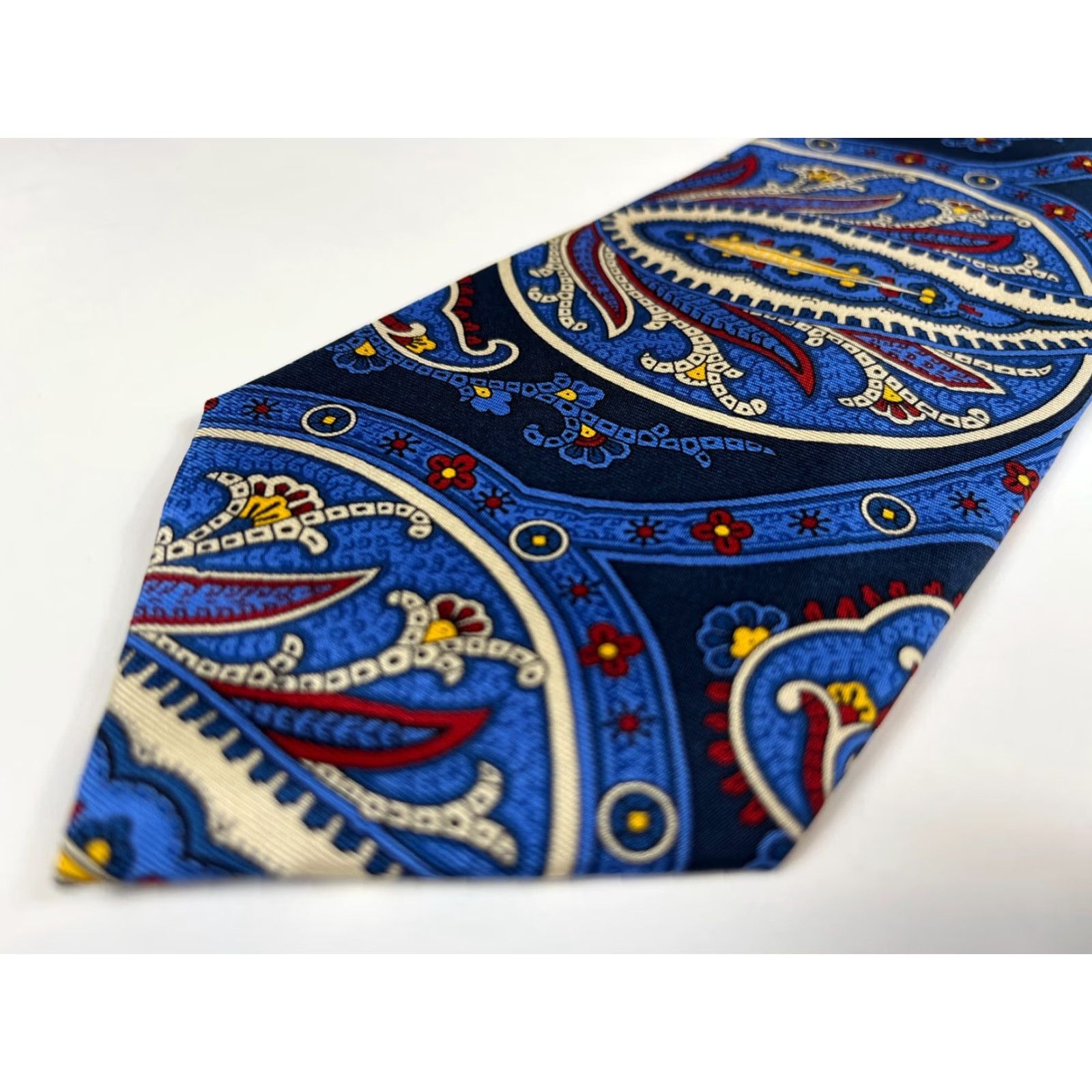 Ralph Lauren VINTAGE Men's Lauren Ralph Lauren Silk Tie Paisley Handmade Size ONE SIZE - 5 Thumbnail
