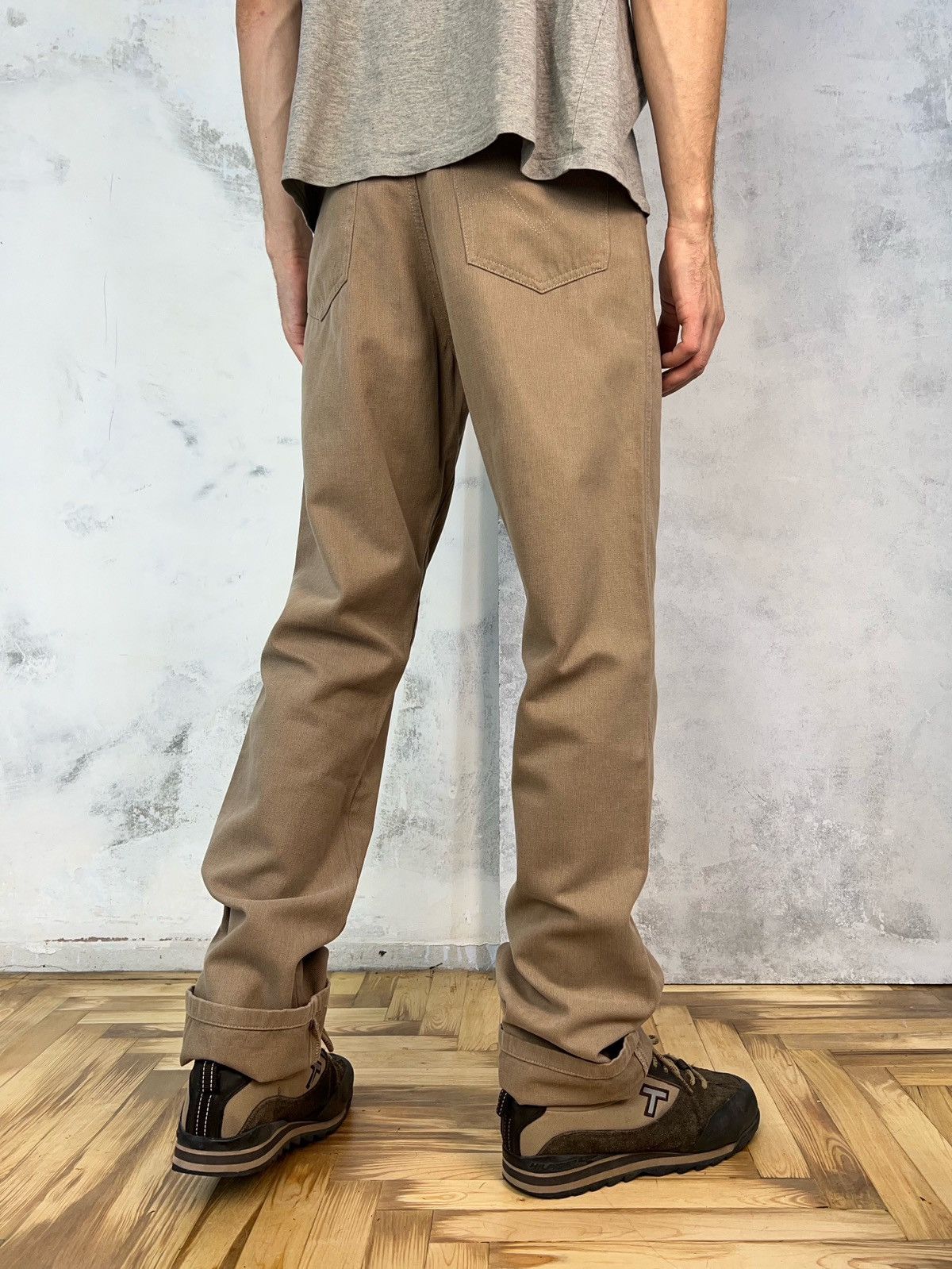 Versace Jeans Couture Vintage Versace Cream Beige Pants Size 30 Size US 30 / EU 46 - 3 Thumbnail