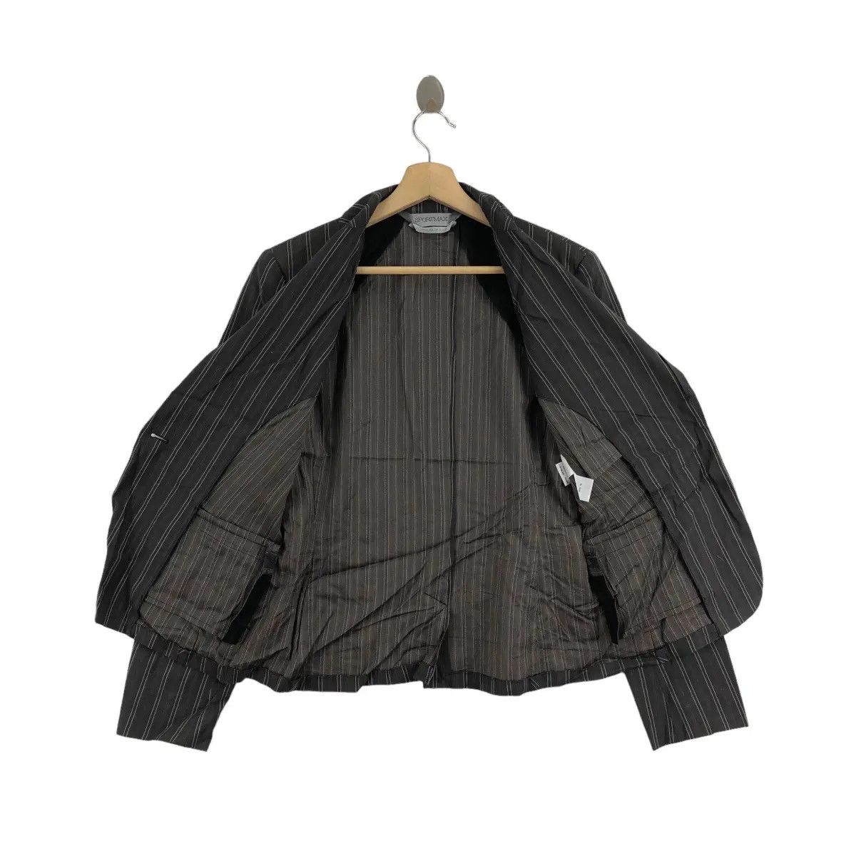 Max Mara MAX MARA SPORTMAX Collection Made In Italy Coat Striped Size S / US 4 / IT 40 - 4 Thumbnail