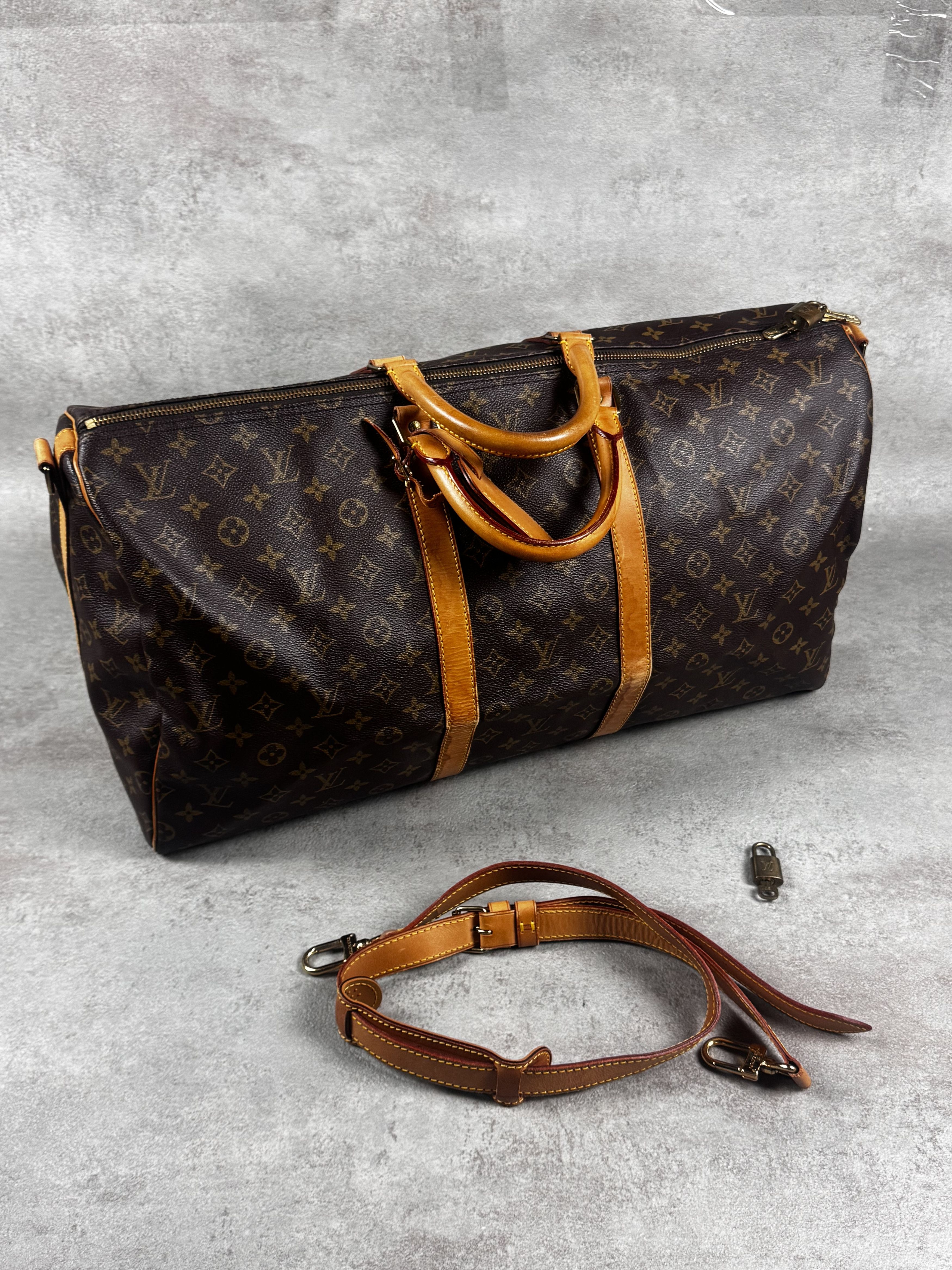 Louis Vuitton Magnifique Sac de Voyage Louis Vuitton Keepall 55 Size ONE SIZE - 12 Thumbnail