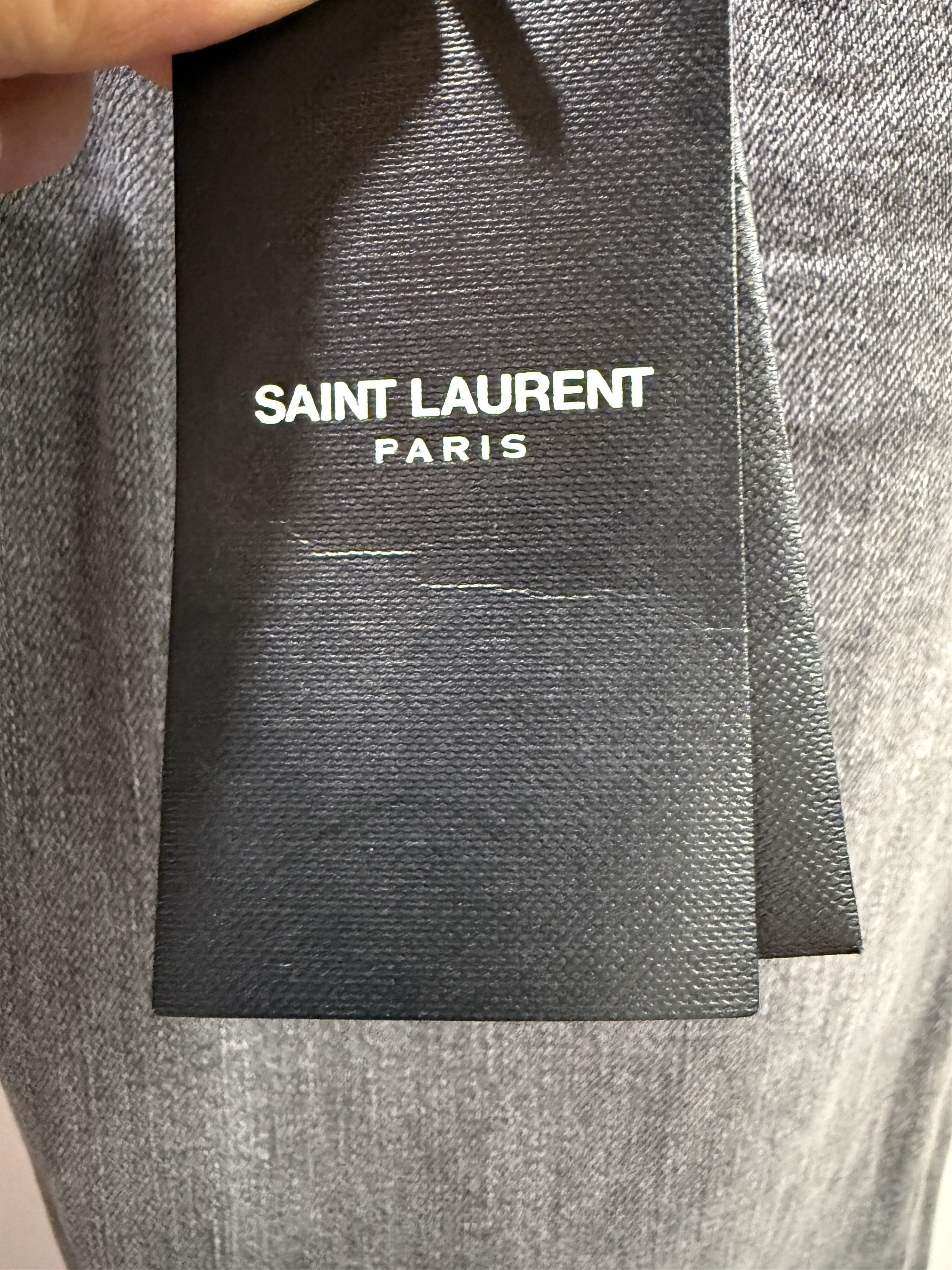 Saint Laurent Paris Saint Laurent Paris Size 31 Grey Jeans Size US 31 - 4 Thumbnail