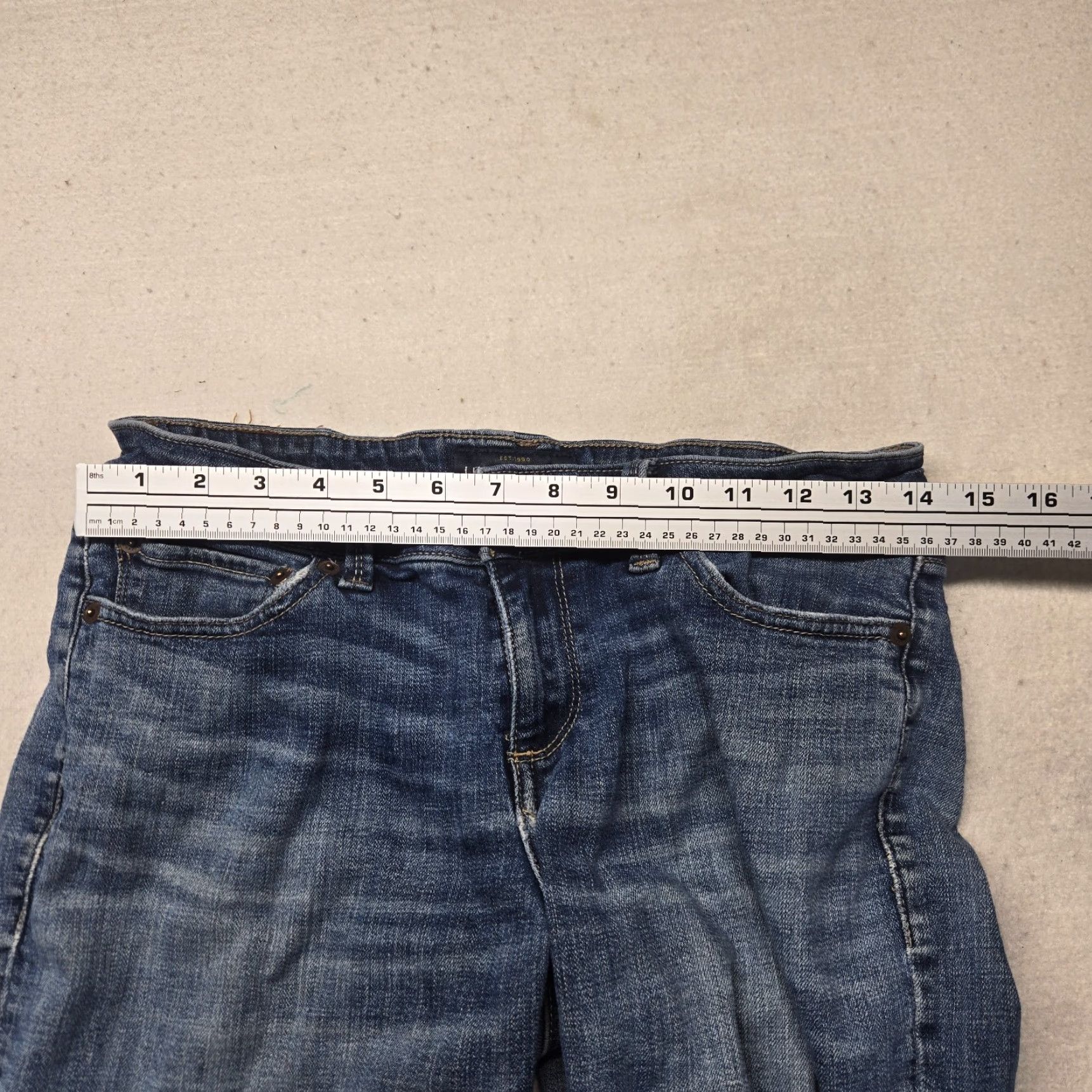 Lucky Brand LUCKY BRAND Jeans - Women’s Skinny Denim Pants 4/27 Size 4 Blue Low Rise Selvedge - Adults Women Size 27" / US 4 / IT 40 - 4 Thumbnail