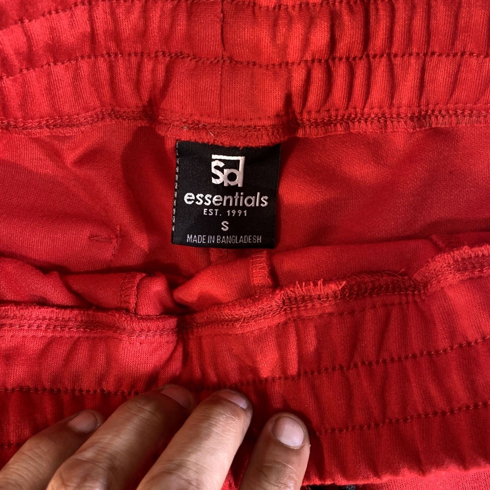 Essentials Men Essentials Tech fleece Fleece Shorts Athletic Activewear Men S Red Size US 29 - 4 Thumbnail