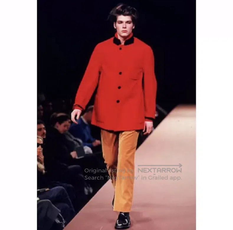 Comme des Garcons Comme Des Garcons Red Woolen Blazer Coat Size US M / EU 48-50 / 2 - 7 Thumbnail