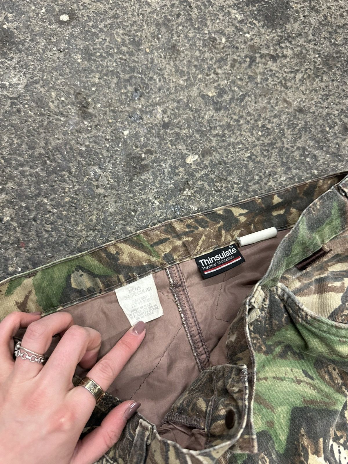 Vintage Y2K camo thinsulate pants Size US 33 - 7 Thumbnail