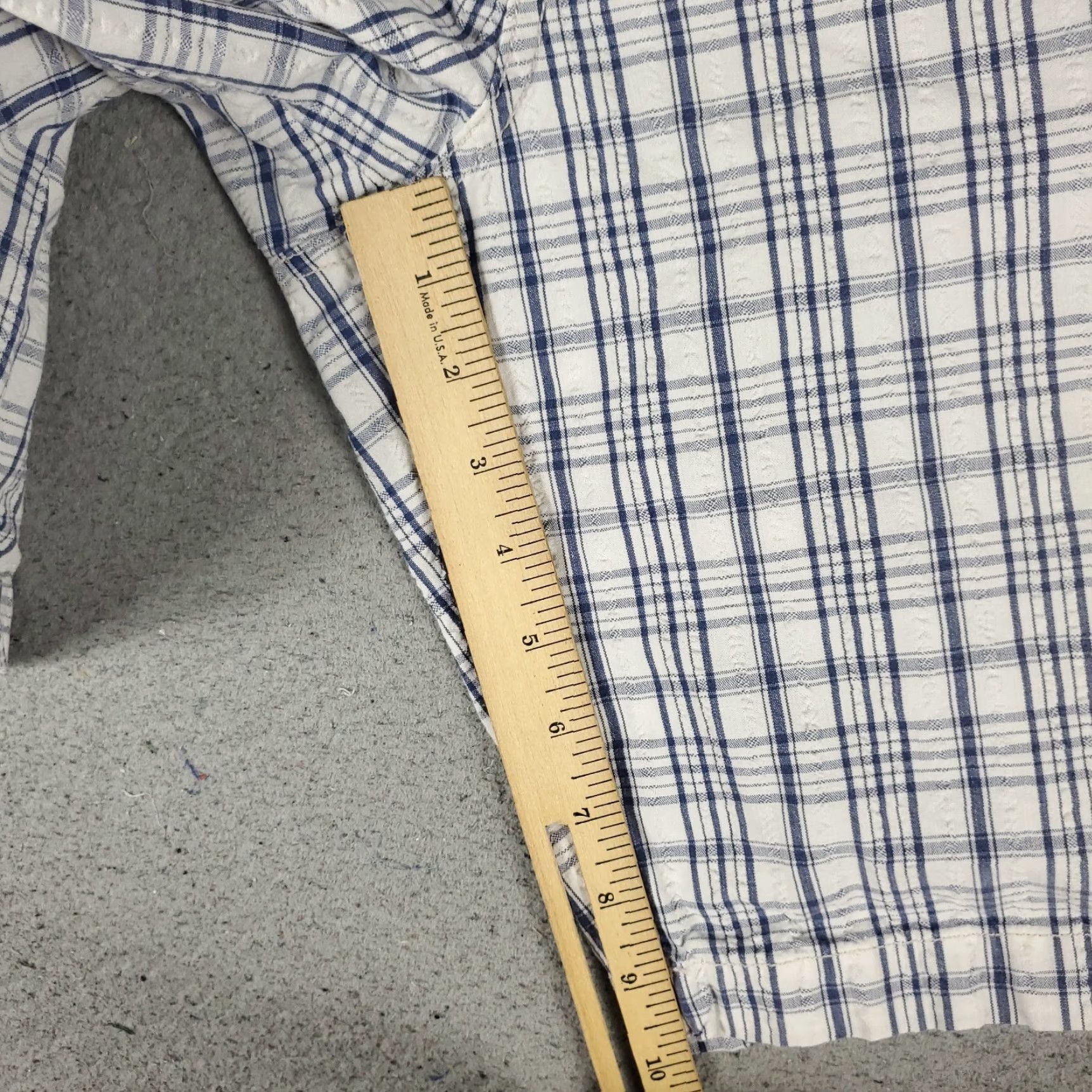 Tommy Bahama VINTAGE Tommy Bahama Men's Shorts 32 Cotton Plaid Flat Front Casual Summer Blue Size US 32 / EU 48 - 6 Thumbnail
