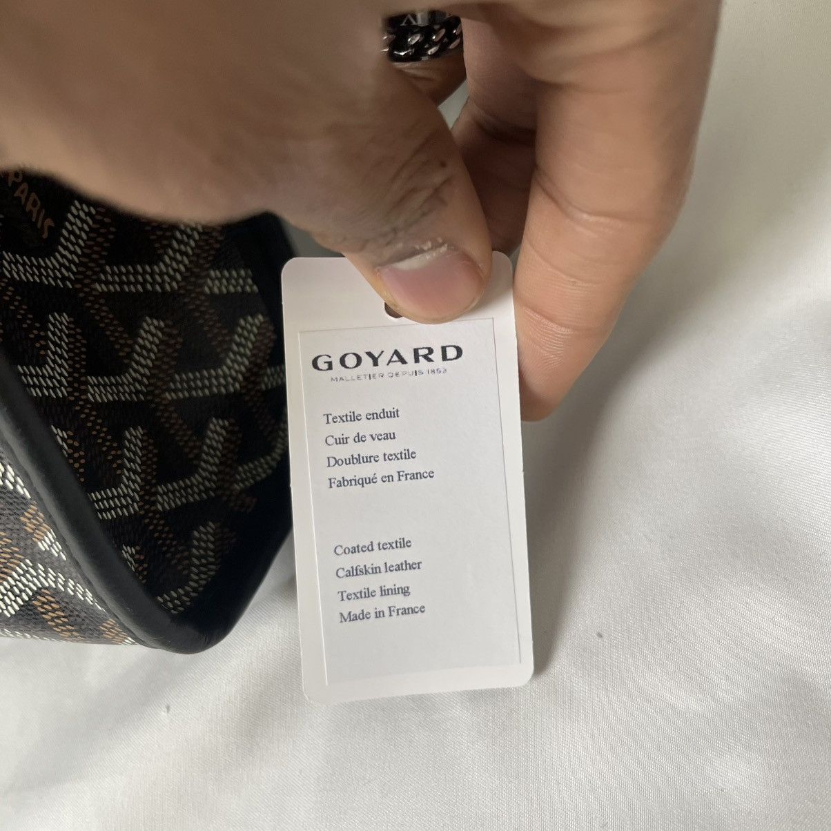 Goyard Goyard Jouvence PM Toiletry Black Bag Size ONE SIZE - 4 Thumbnail