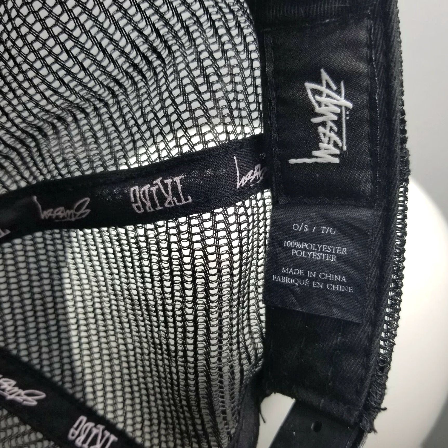 Vintage VINTAGE Stussy Cap Hat Trucker Snapback OSFA Unisex Adults 90s Black Wool Adjustable Lightweight Hat/Skate Theme 90s RARE Size ONE SIZE - 4 Thumbnail