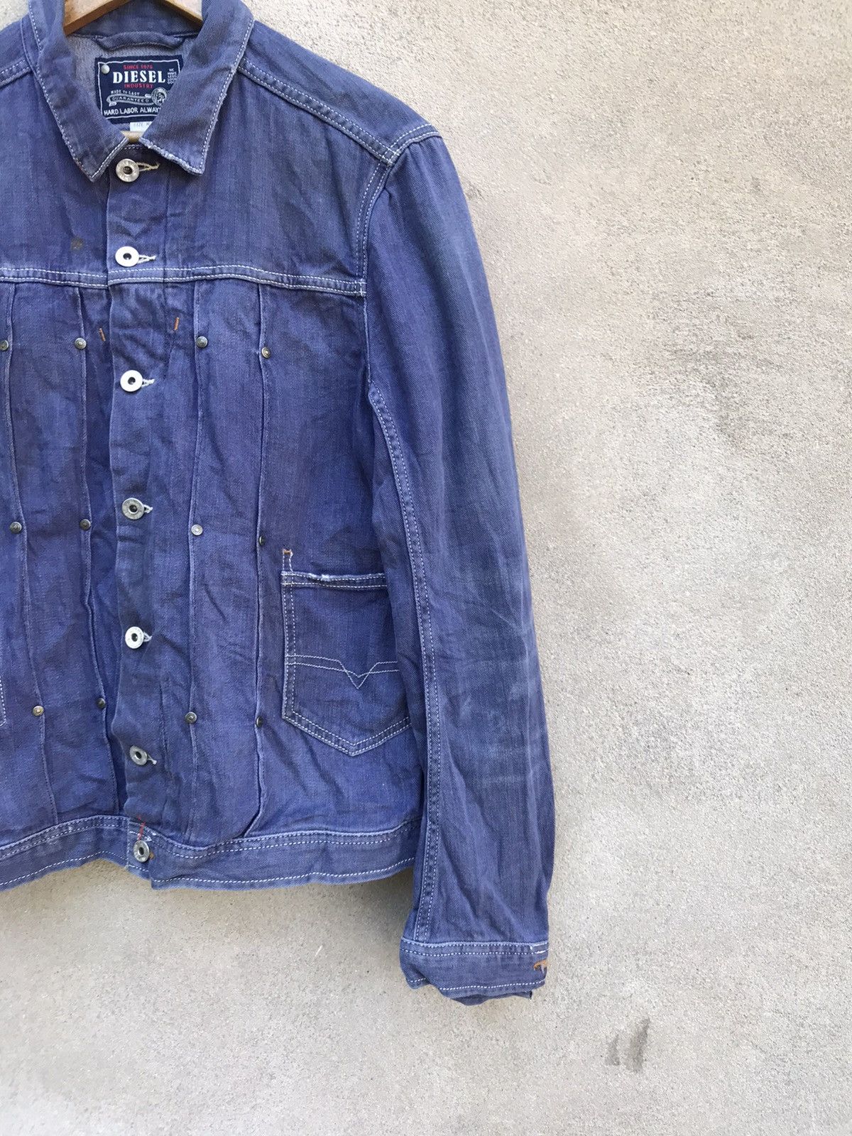 Diesel VINTAGE DIESEL DISTRESSED DENIM JACKET MADPUNK SEDITIONARIES Size US M / EU 48-50 / 2 - 5 Thumbnail