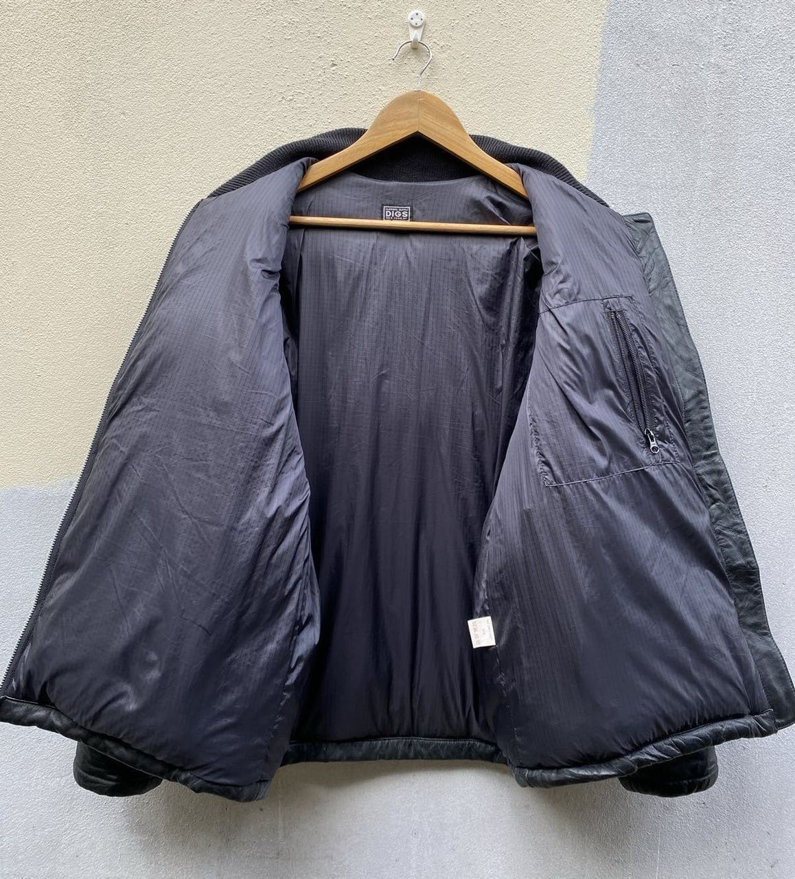 Other × Product Of New York DIGS NEW YORK PUFFY LEATHER BLACK BOMBER JACKETS Size US M / EU 48-50 / 2 - 3 Thumbnail