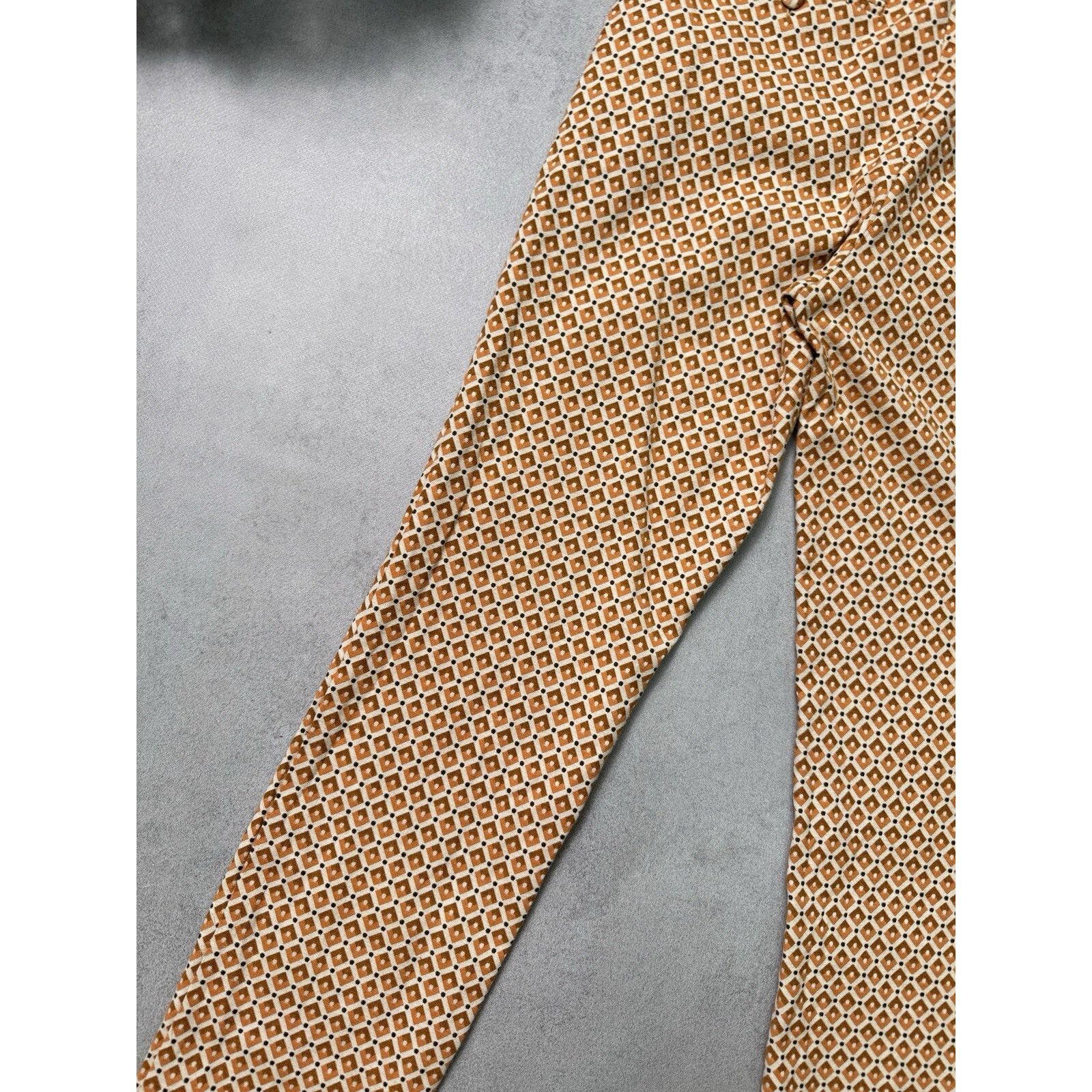 Weekend Max Mara WEEKEND MAX MARA Orange Patterned Papaya Trousers Size 26" / US 2 / IT 38 - 18 Thumbnail