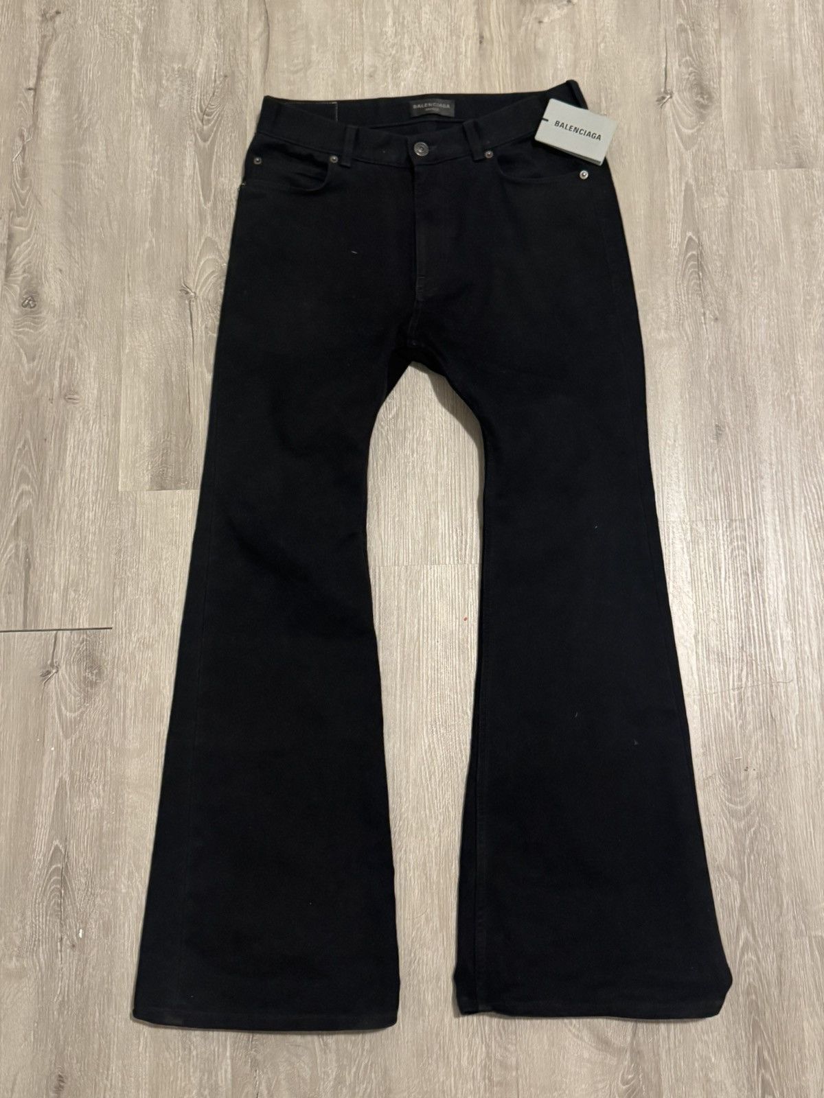 Balenciaga Balenciaga flared Italian denim Size US 29 - 1 Thumbnail