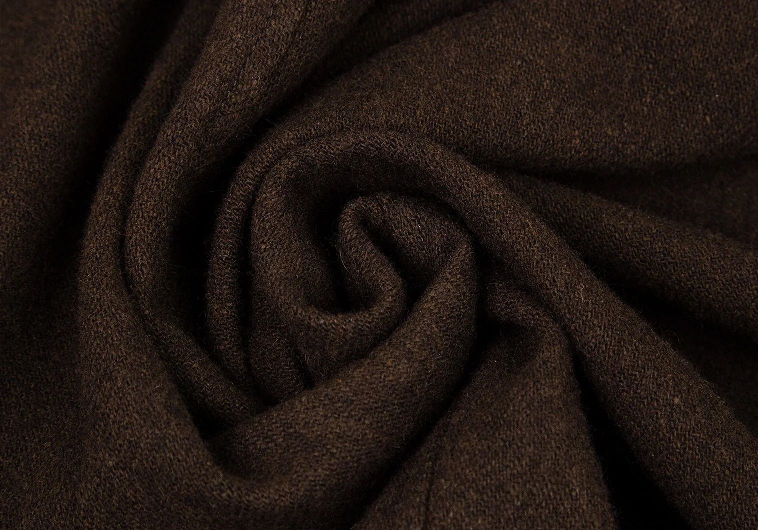 Yohji Yamamoto Blended Wool Doleman Hooded Coat in Dark Brown Size US L / EU 52-54 / 3 - 13 Thumbnail
