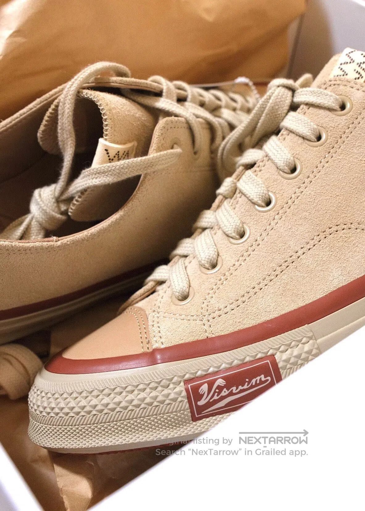 Visvim visvim skagway low suede canvas sneakers. Size US 10.5 / EU 43-44 - 7 Thumbnail