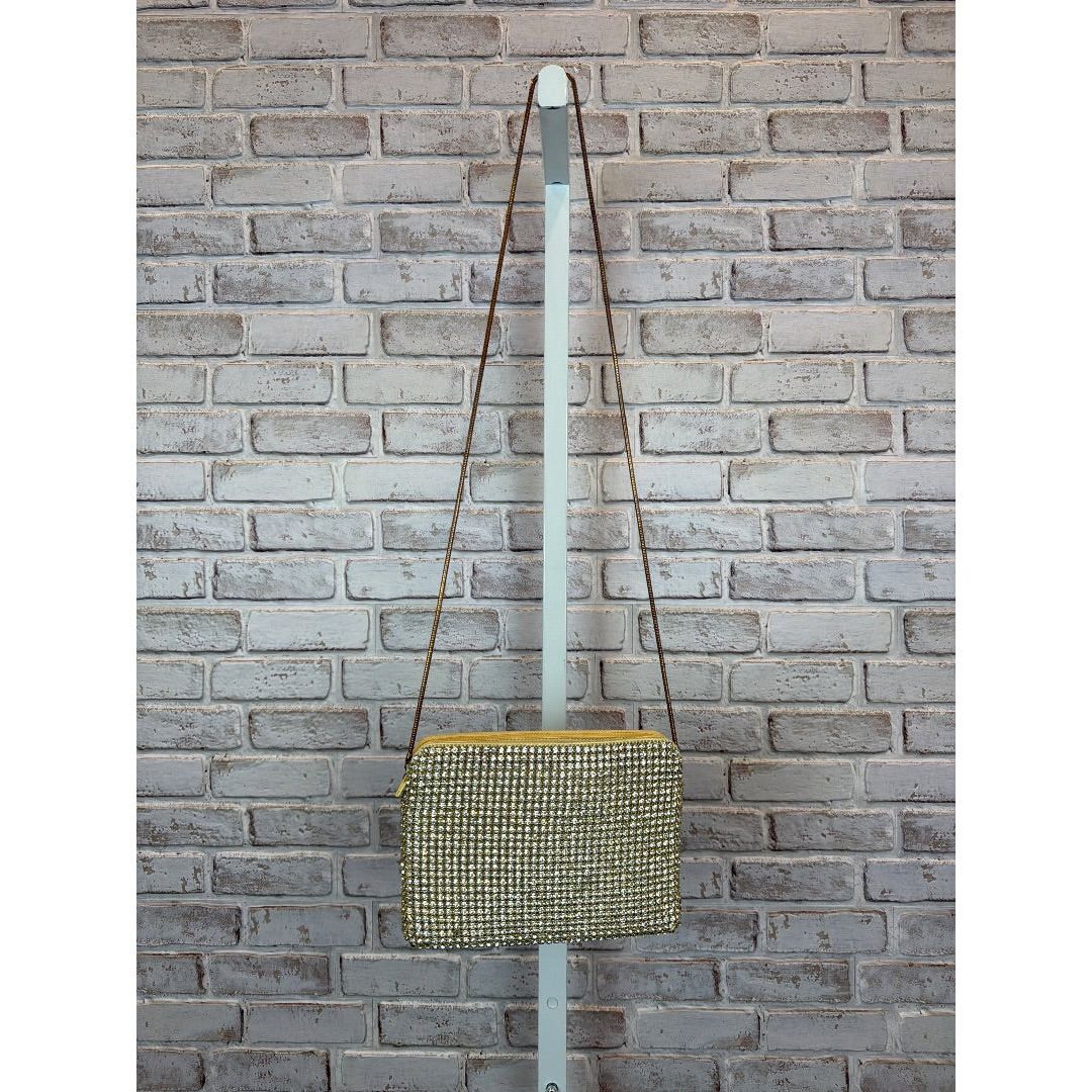 Other Vanessa Rhinestone Crossbody, Silver/gold, One Size, Used - Size ONE SIZE - 2 Thumbnail