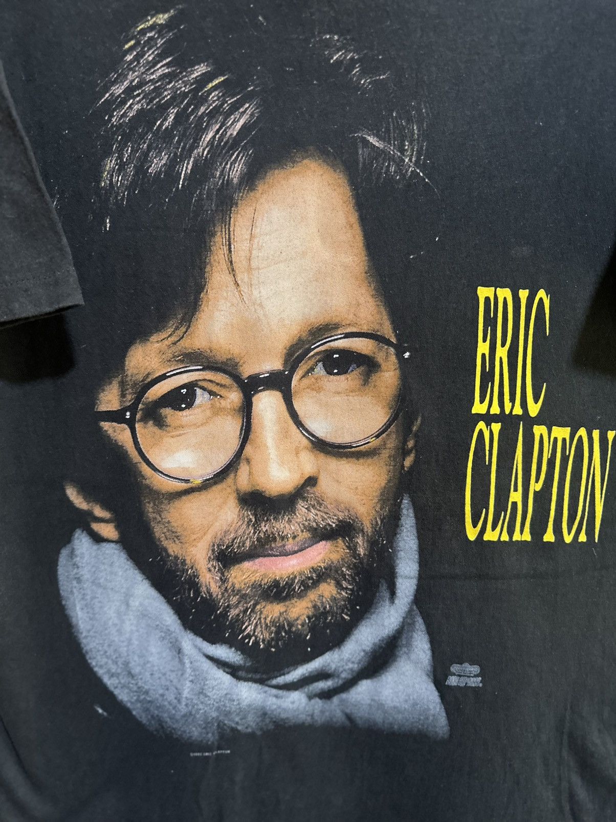Band Tees Vintage 90s Eric Clapton Faded Tee Size US L / EU 52-54 / 3 - 2 Thumbnail