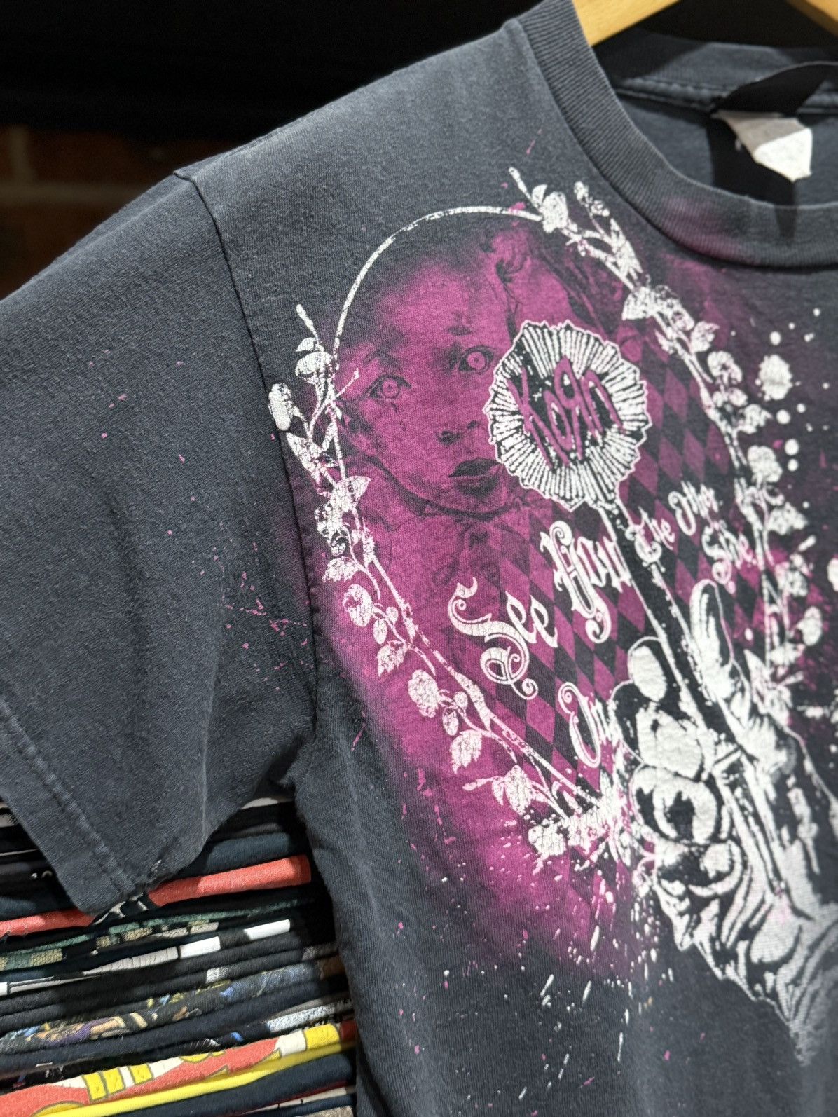 Band Tees × Vintage Vintage Korn Promo By Giant Faded Tee Size US M / EU 48-50 / 2 - 7 Thumbnail
