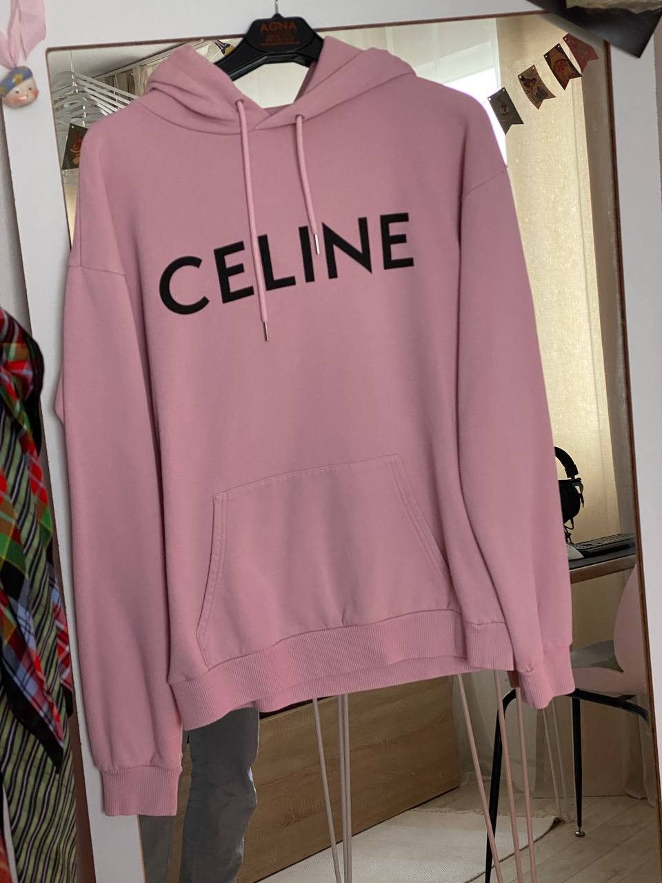Celine Celine Pink Cotton Hoodie Size US XS / EU 42 / 0 - 9 Thumbnail