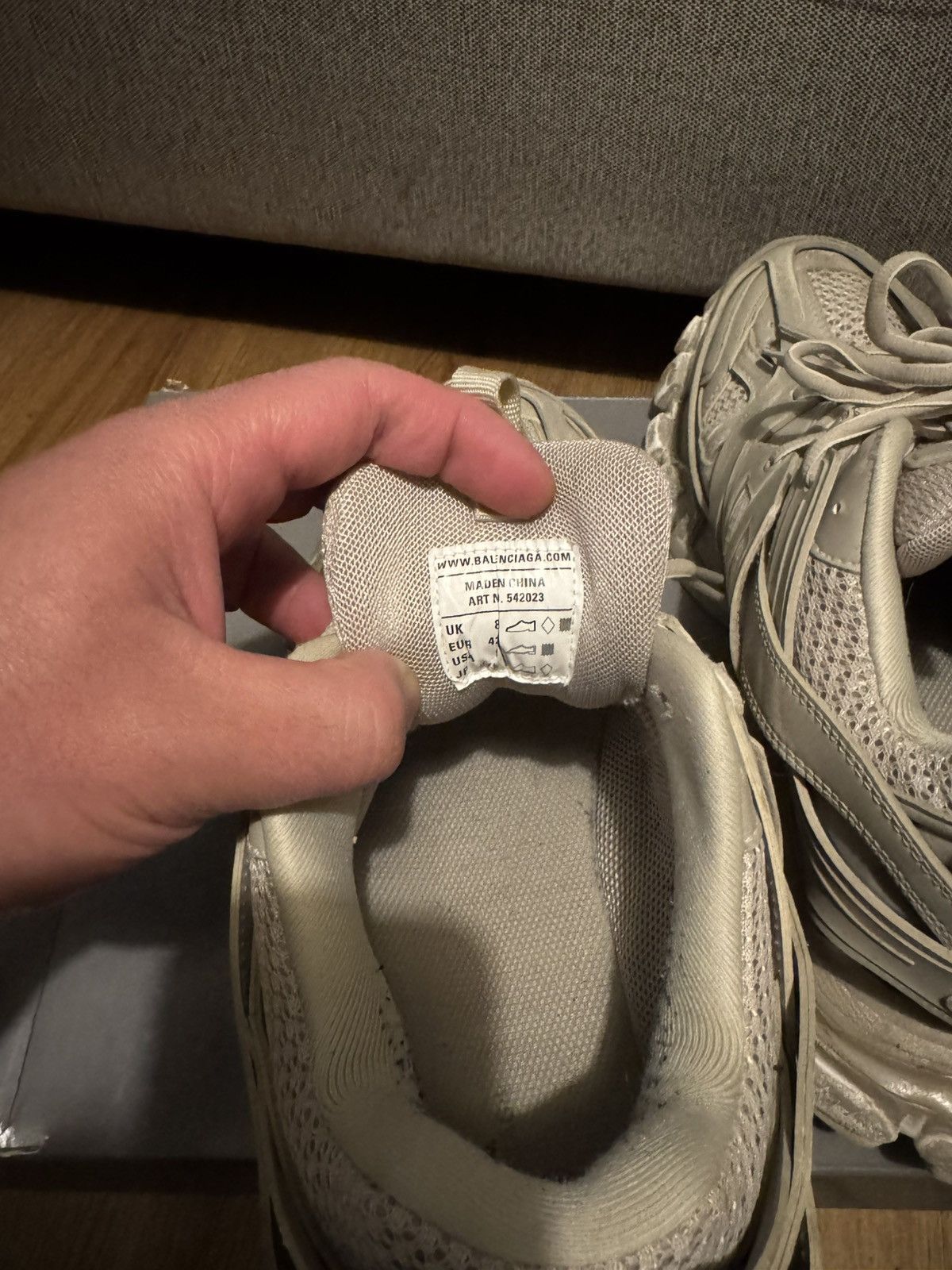 Balenciaga Balenciaga track sneaker faded beige size 42 Size US 9 / EU 42 - 4 Thumbnail