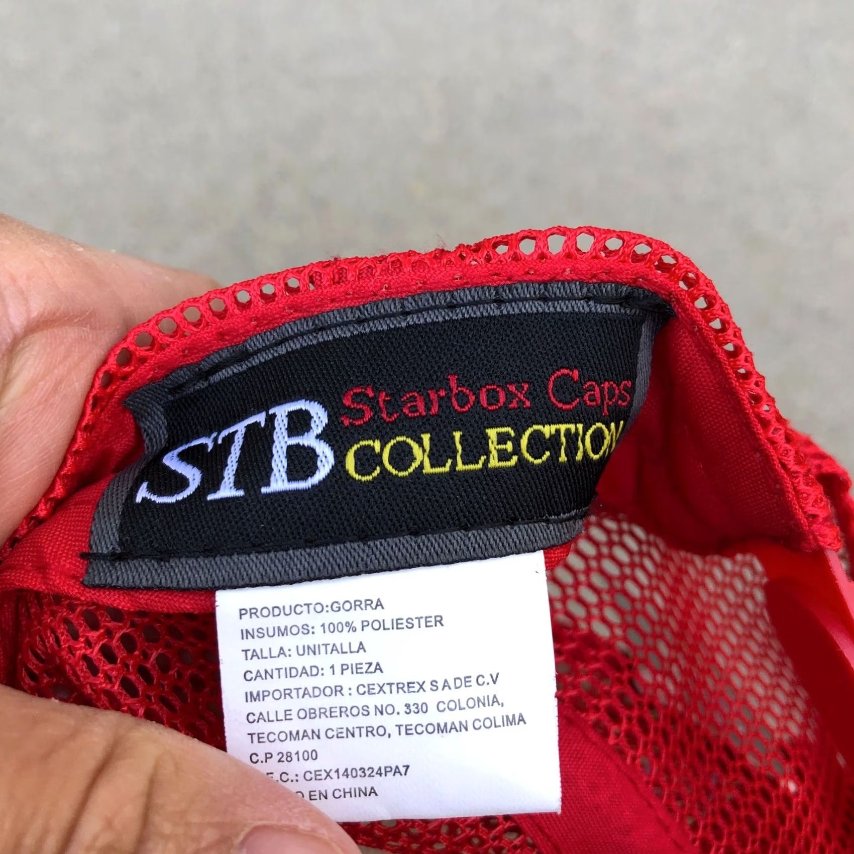 Vintage STARBOX CAPS OAXACA Mexico Beads Trucker Hat Men's One Size Red Snapback Hat Size ONE SIZE - 7 Thumbnail