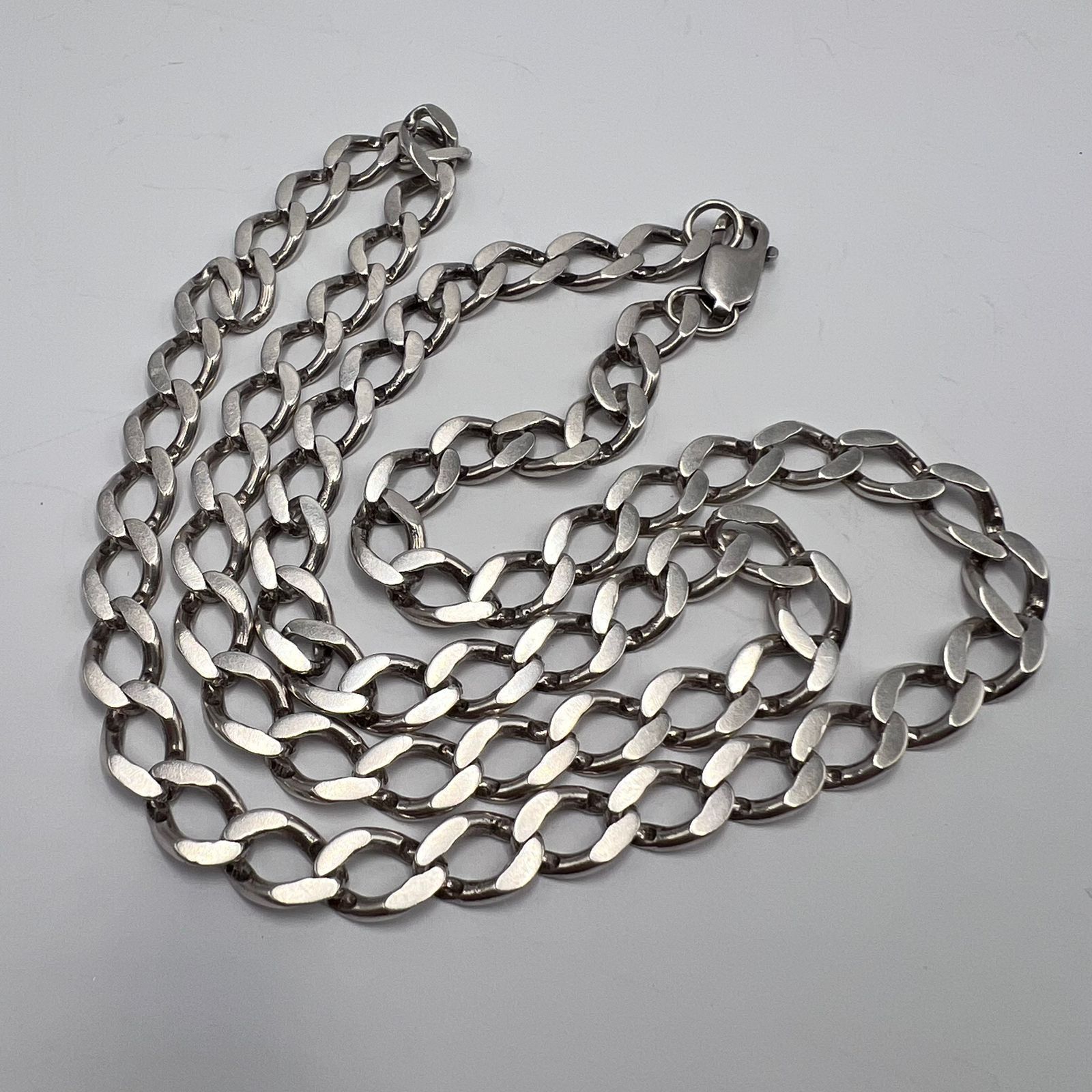 Sterling Silver Vintage Sterling Silver 925 Chain Necklace silver 38.84g Size ONE SIZE - 1 Thumbnail
