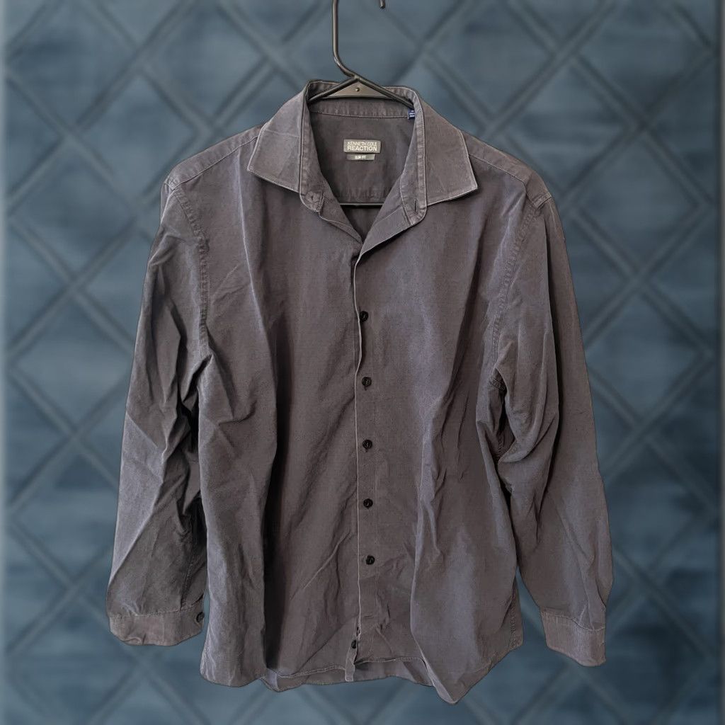 Kenneth Cole VINTAGE Kenneth Cole Men's Shirt 16 Regular Fit Long Sleeve Button-Up Casual Blue Plaid Non-Iron Size US L / EU 52-54 / 3 - 1 Thumbnail
