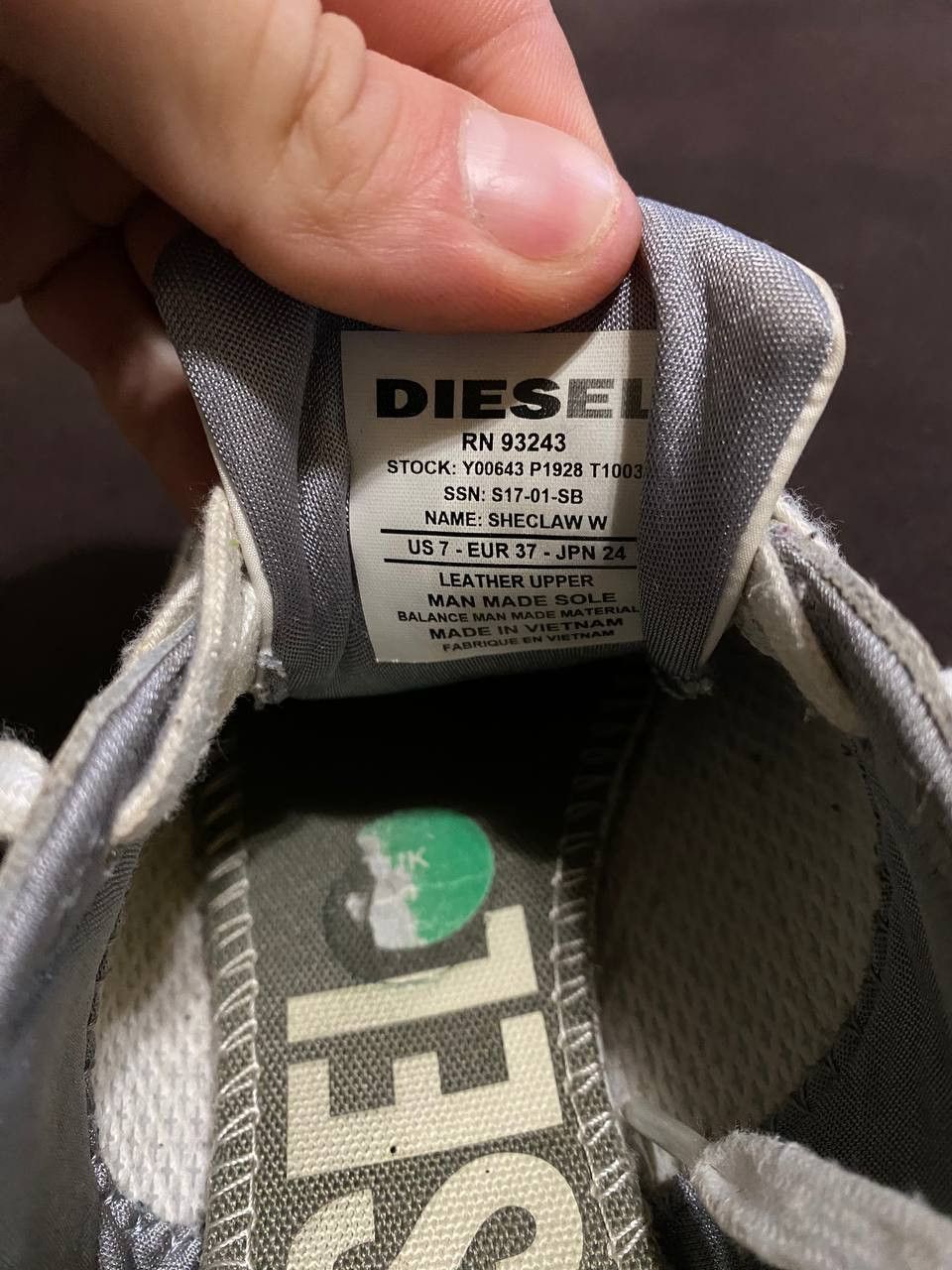 Diesel VINTAGE RARE Y2K JAPANESE STYLE SNEAKERS HYPE SHOES Size US 7 / EU 40 - 9 Thumbnail