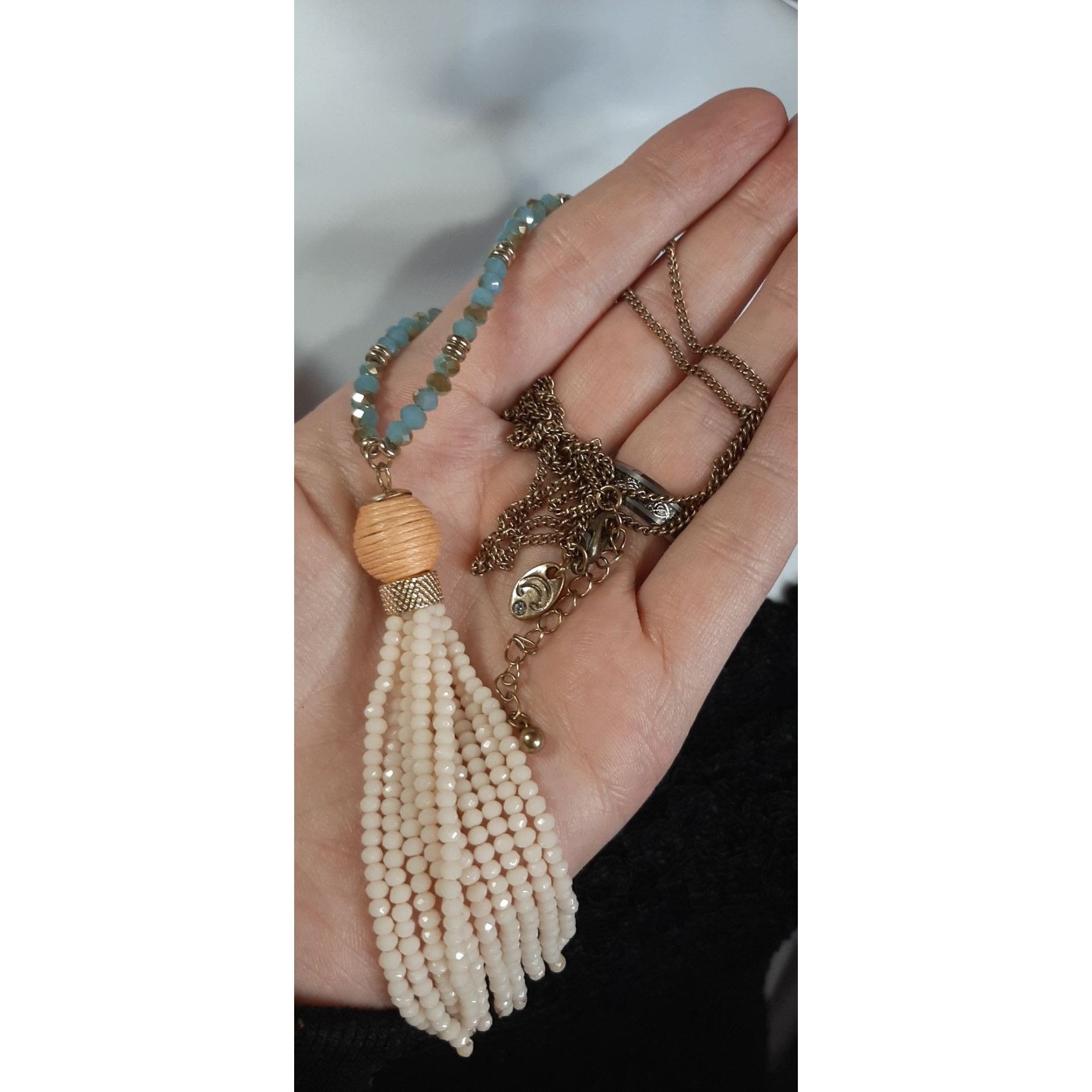 Other Charming Charlie Bohemian Beaded Tassel Necklace Size ONE SIZE - 4 Thumbnail