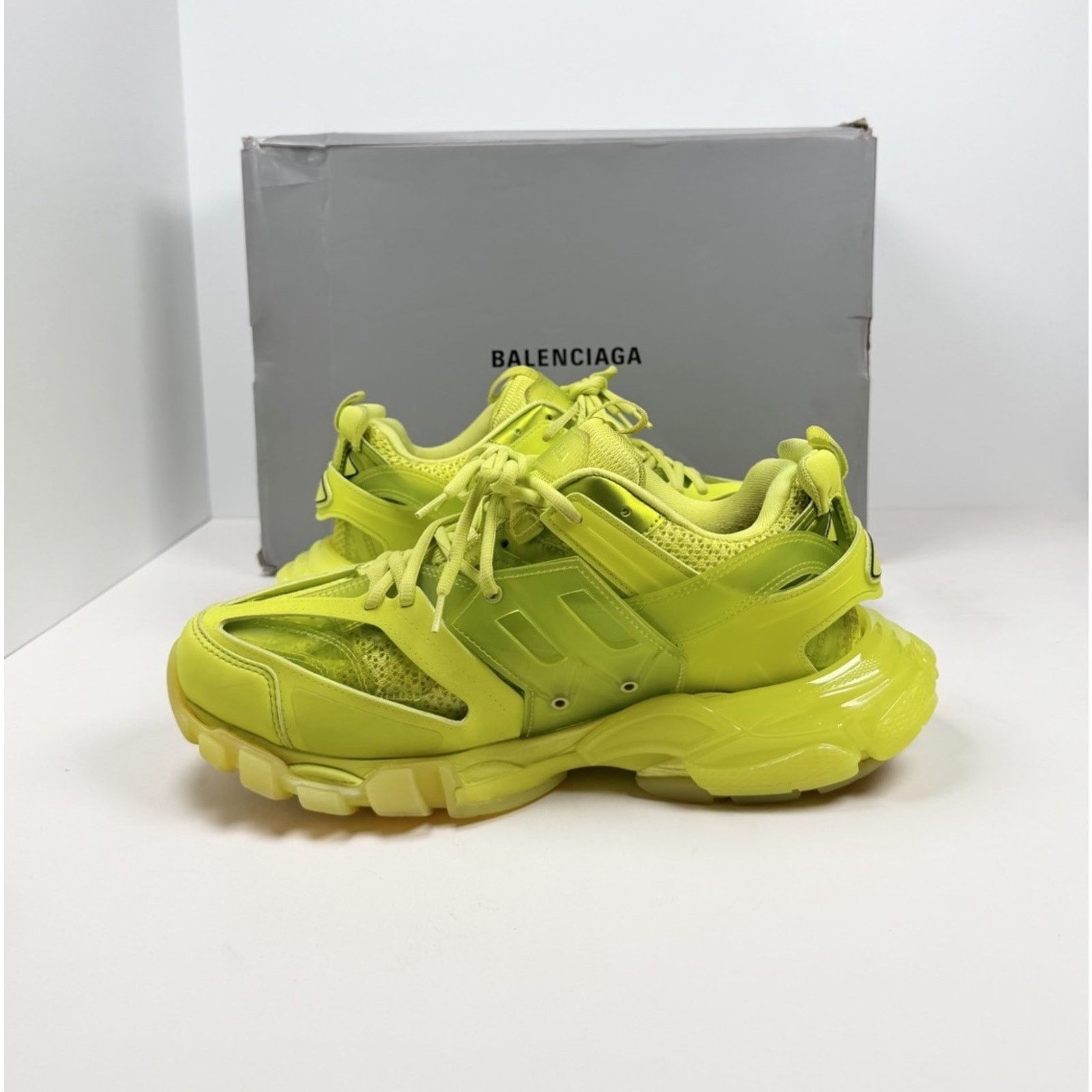 Balenciaga Size 42EU/9US - Balenciaga Track Neon Sneakers Size US 9 / EU 42 - 6 Thumbnail
