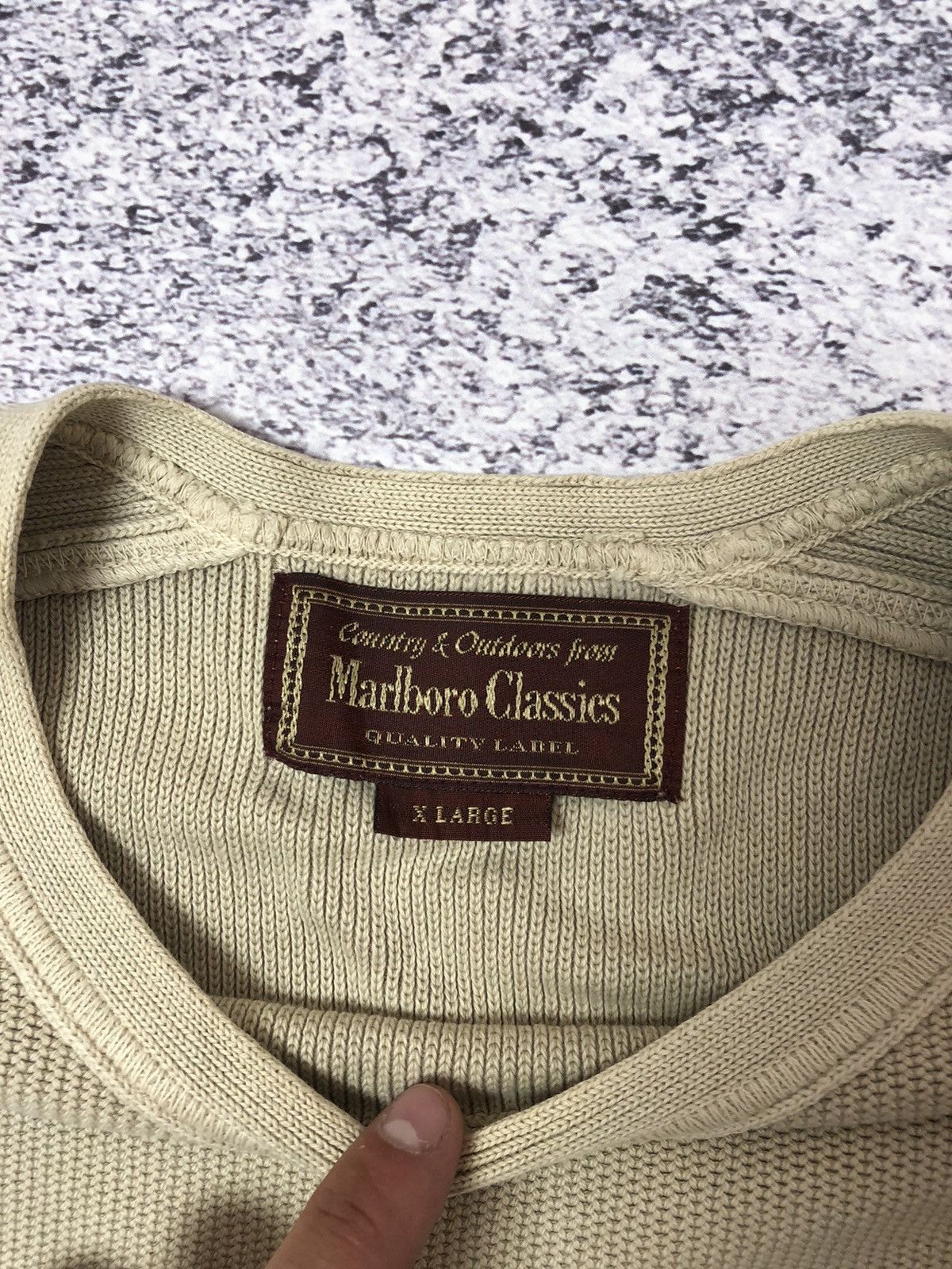 Vintage Men’s sweater Marlboro Classic size Xl y2k made in USA ykk Size US XL / EU 56 / 4 - 4 Thumbnail