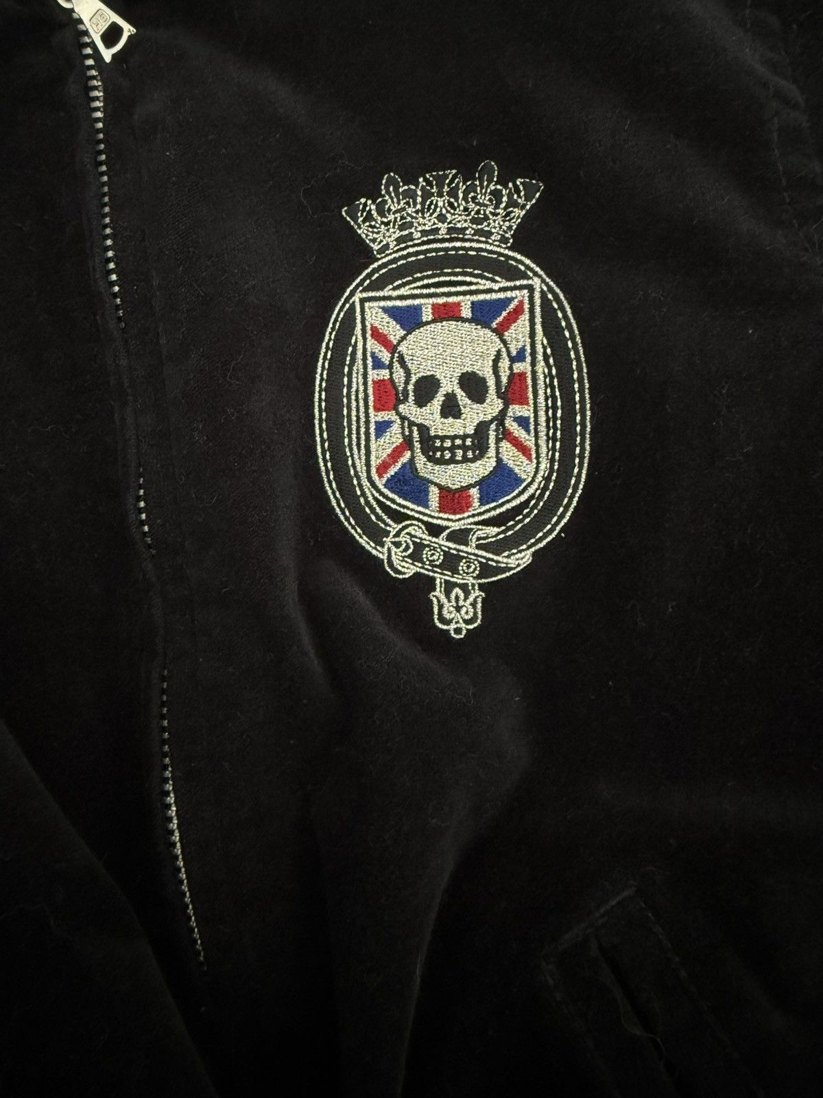Hysteric Glamour Hysteric Glamour Embroidered Velour Zip-up Bomber Size M / US 6-8 / IT 42-44 - 9 Thumbnail