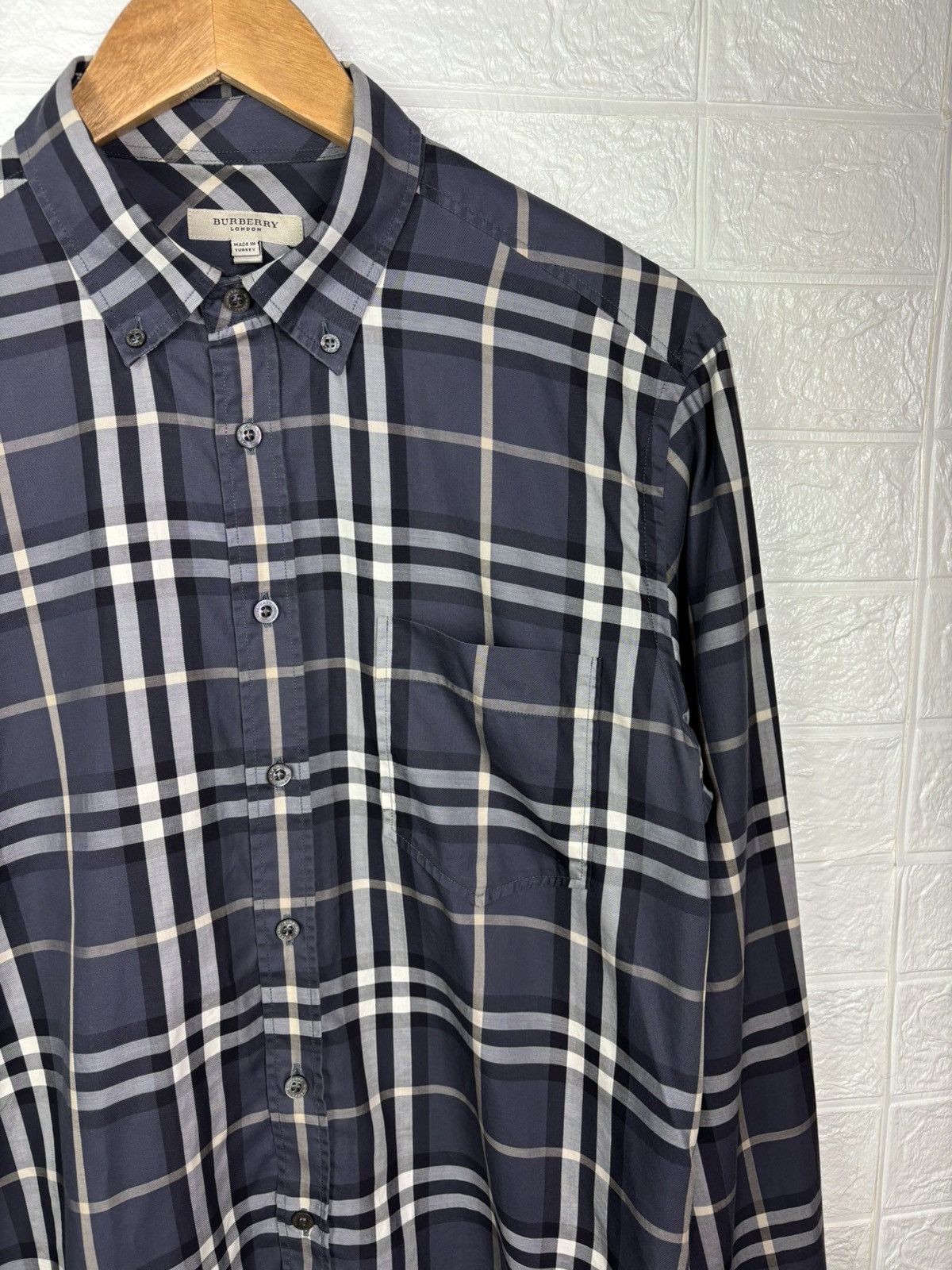 Burberry Burberry London Nova Check Long Sleeve Shirt Size M Size US M / EU 48-50 / 2 - 5 Thumbnail