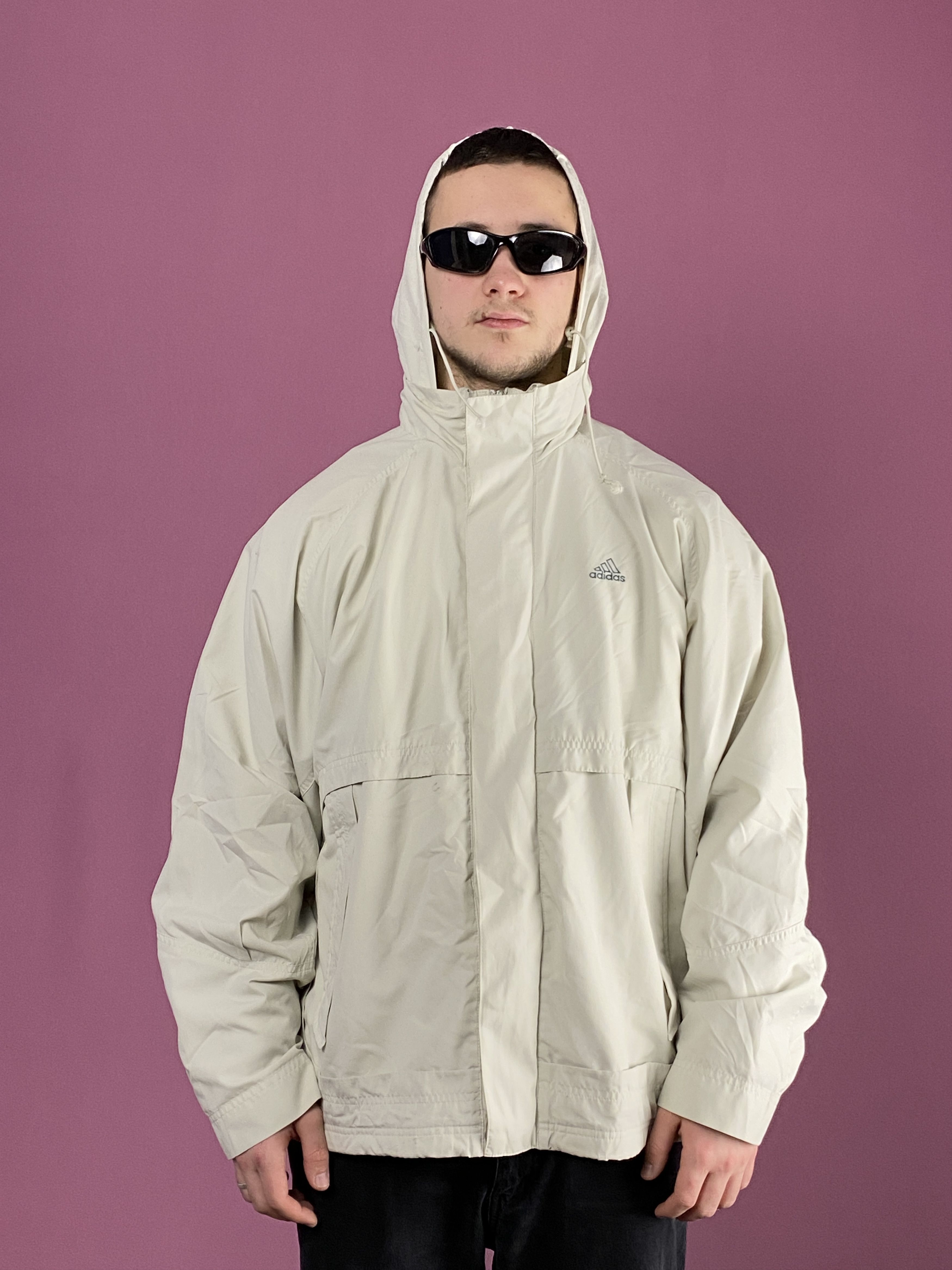Adidas × Vintage 90s Adidas Vintage Men's Windbreaker Jacket - M Size US M / EU 48-50 / 2 - 1 Thumbnail