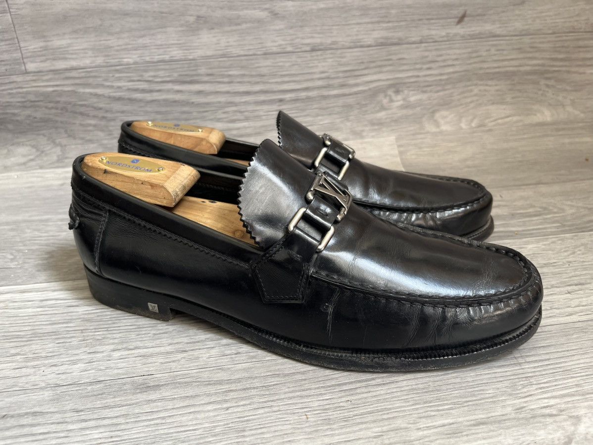 Louis Vuitton Louis Vuitton major LV logo slip on loafers uk 7.5 Size US 8.5 / EU 41-42 - 7 Thumbnail