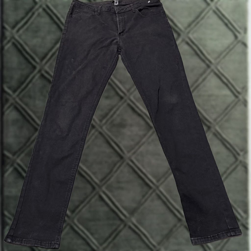 Forever 21 Forever 21 Skinny Jeans Women Black Denim Pockets Mid-Rise Zip Fly 34 Size 24" / US 00 / IT 34 - 1 Thumbnail