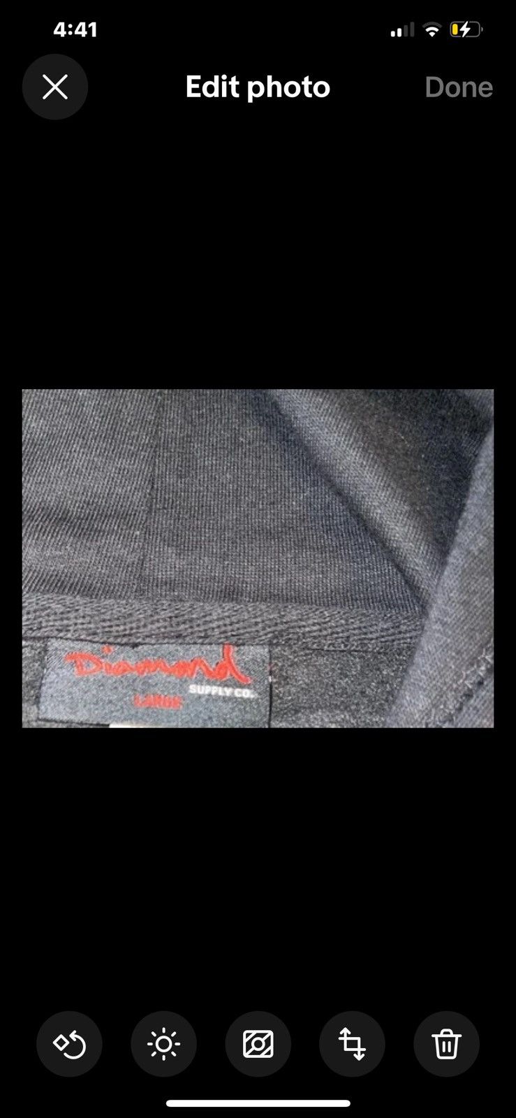 Diamond Supply Co. Diamond Supply Co. Hoodie Large Black Bored Ape Graphic Size US L / EU 52-54 / 3 - 3 Thumbnail