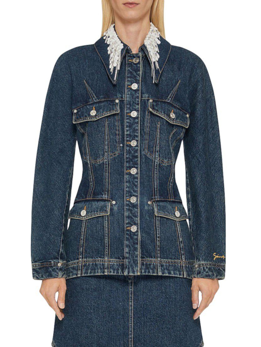 Givenchy o1w1db10126 jacket in Dark Blue Size S / US 4 / IT 40 - 4 Thumbnail