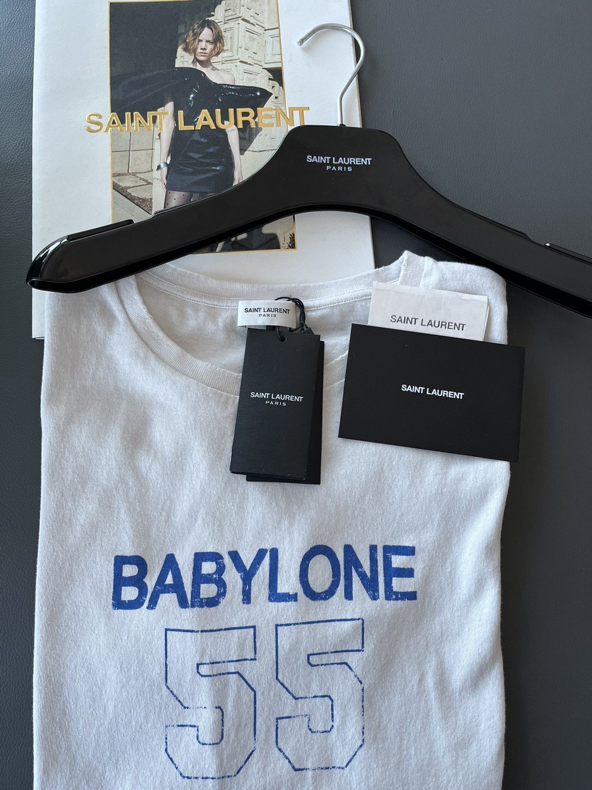 Saint Laurent Paris Super Runway Saint Laurent Babylone Slim fit Tee T-shirt Size US S / EU 44-46 / 1 - 2 Thumbnail