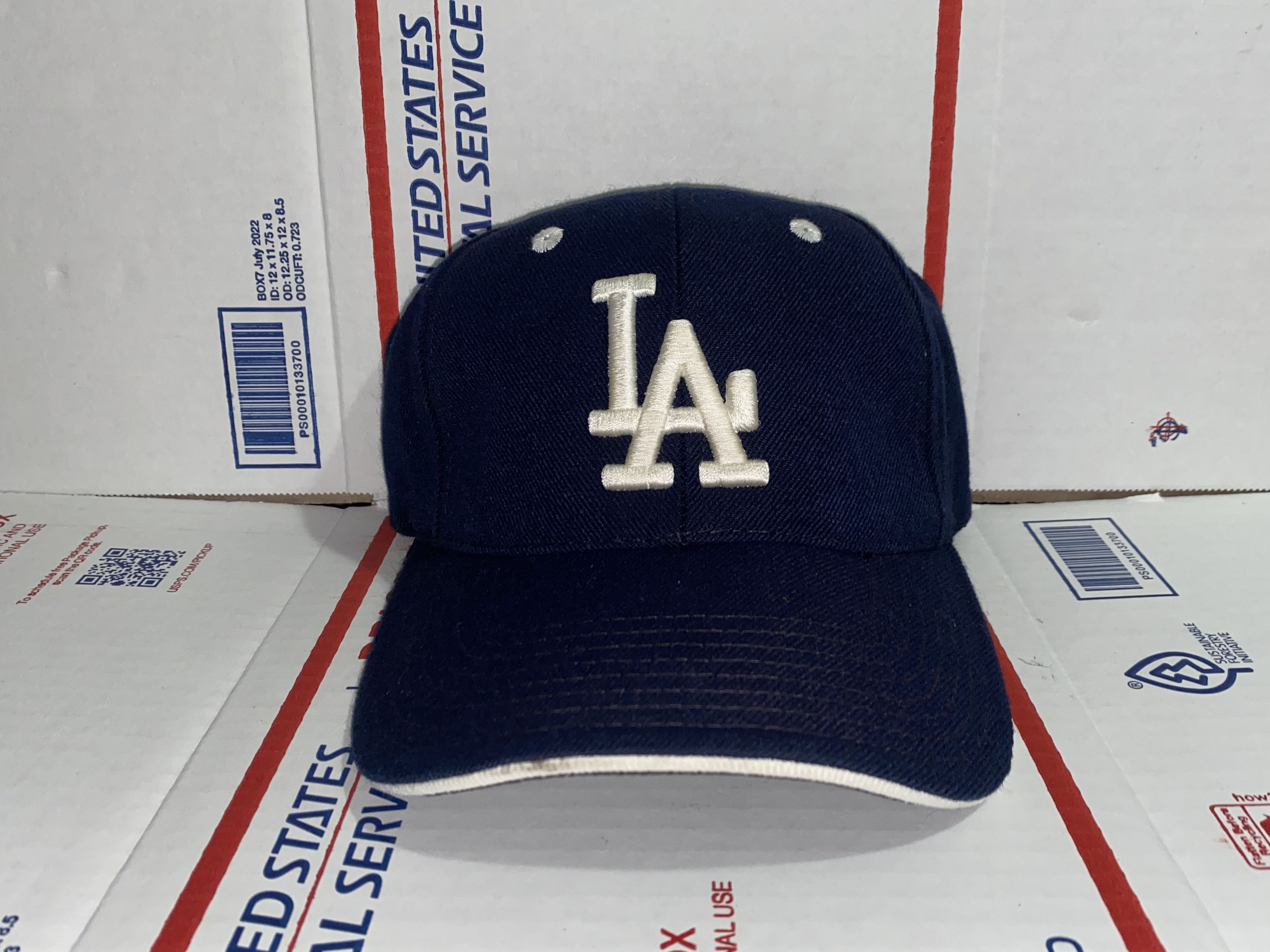 American Needle LA Los Angeles DODGERS vintage Velcro Baseball Cap MLB Hat ! Size ONE SIZE - 1 Thumbnail